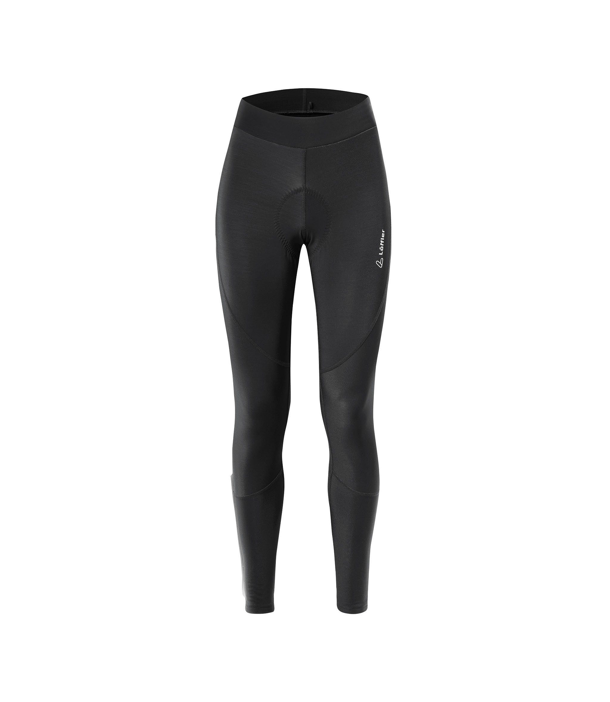 Löffler Fahrradhose BIKE TIGHTS THERMO warme Damen Fahrradhose schwarz