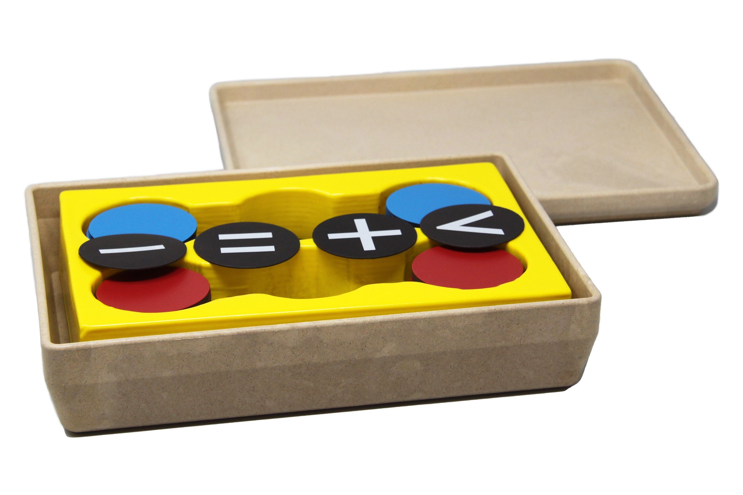 Wissner® aktiv lernen Lernspielzeug Wendeplättchensatz (Rot/Blau), magnetisch Zählchips Mathe lernen (125-St)