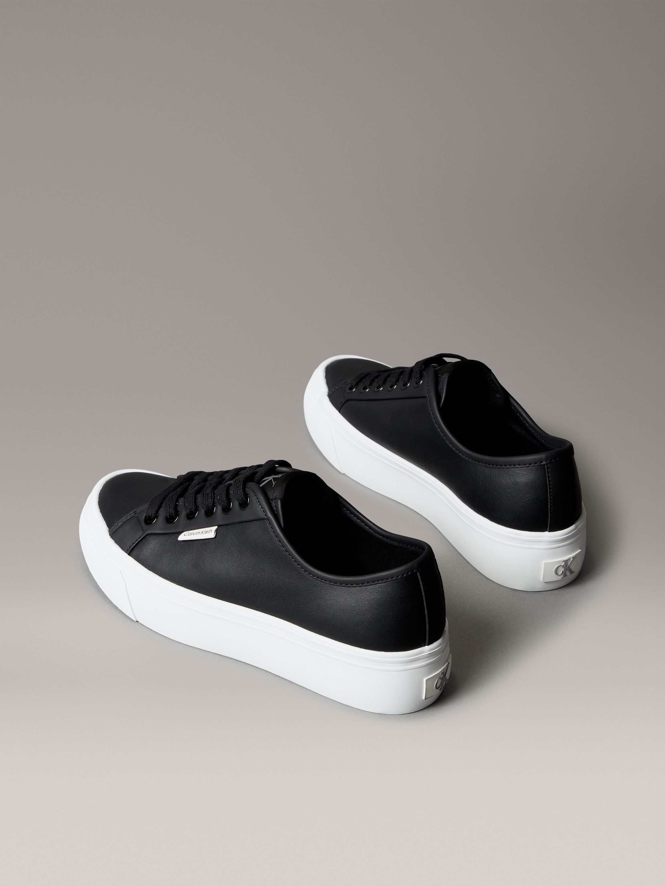 Calvin Klein Jeans VULC FLATF LACE UP LTH CK Plateausneaker Schnürschuh, Ha günstig online kaufen
