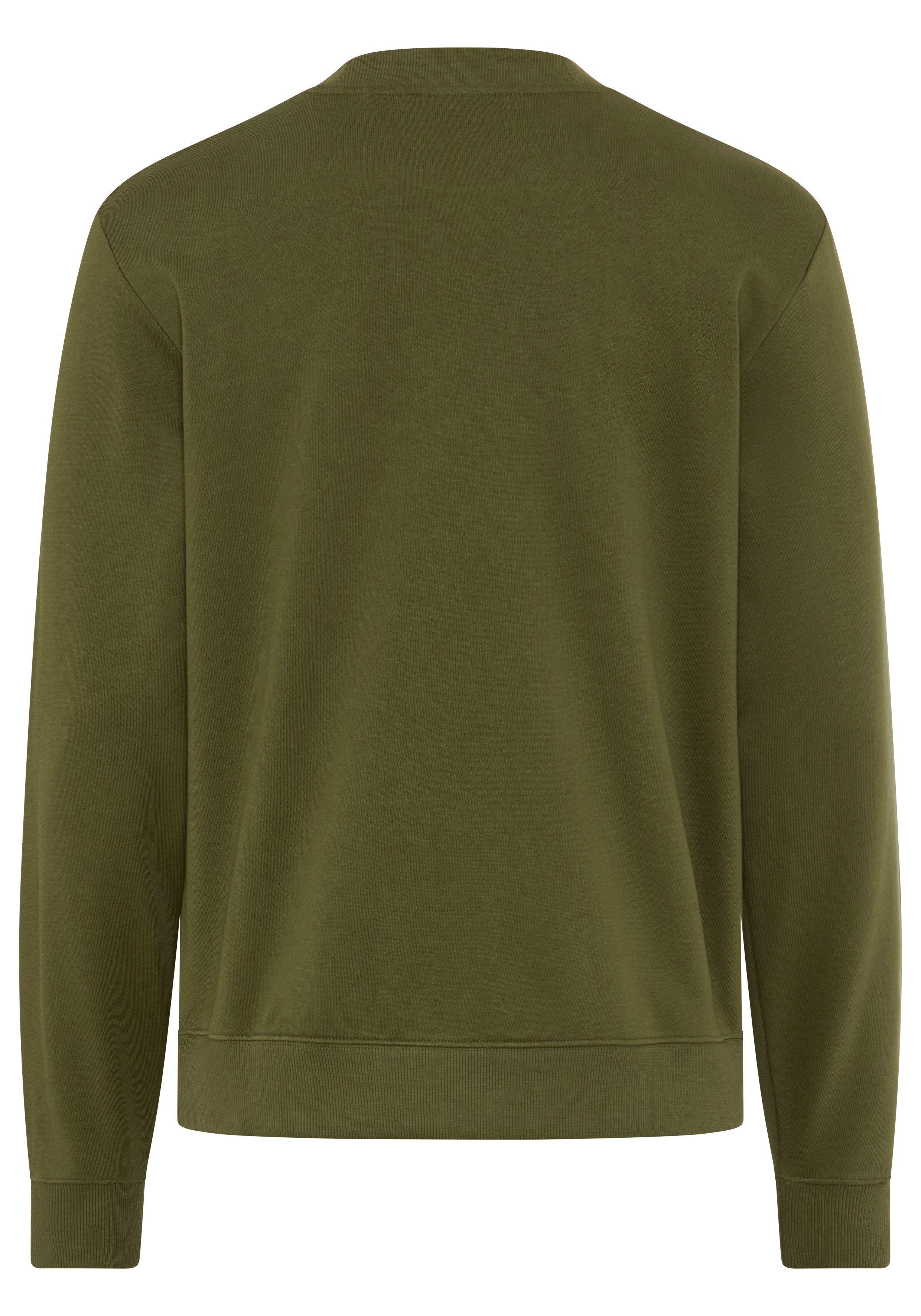 HUGO Sweatshirt Nespon Rundhalsausschnitt, Regular Fit, reine Baumwolle