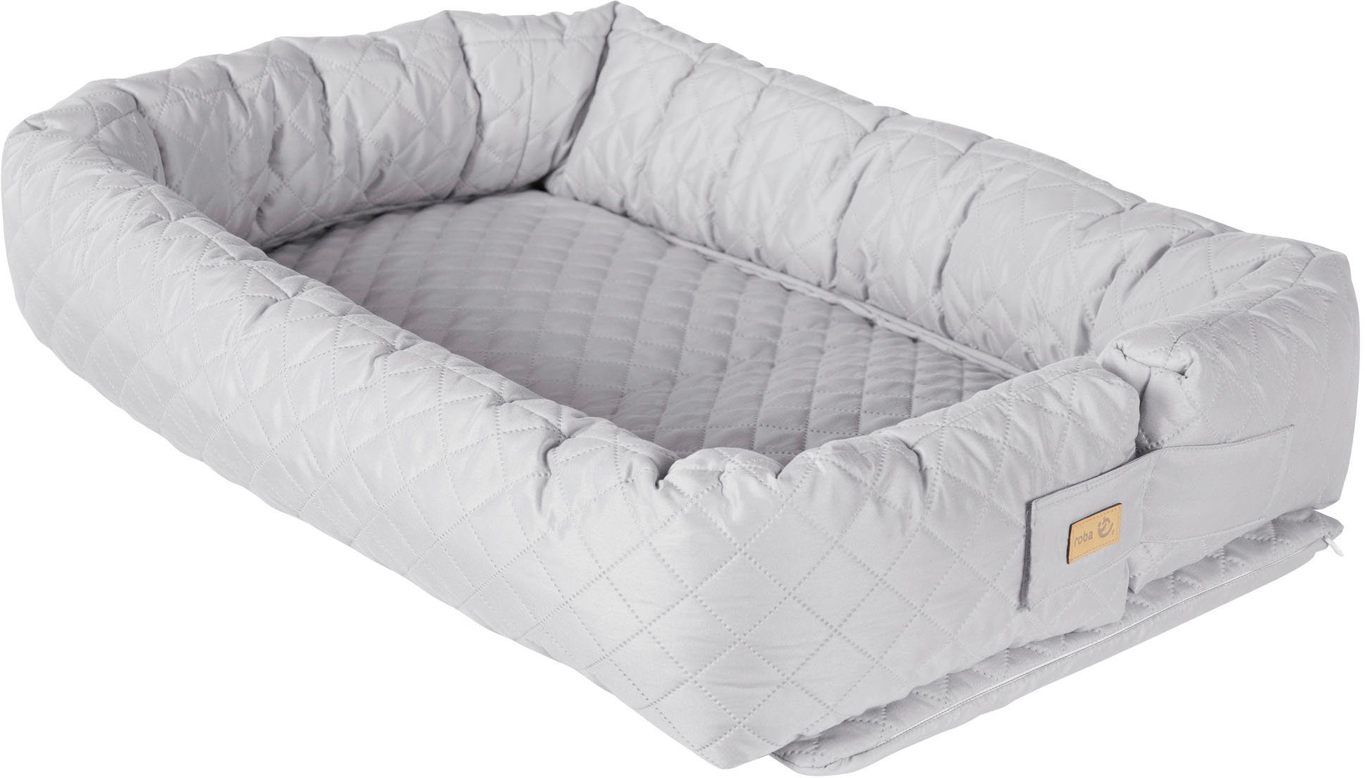 roba® Kuschelnest Babyounge, roba Style, silbergrau, 3in1