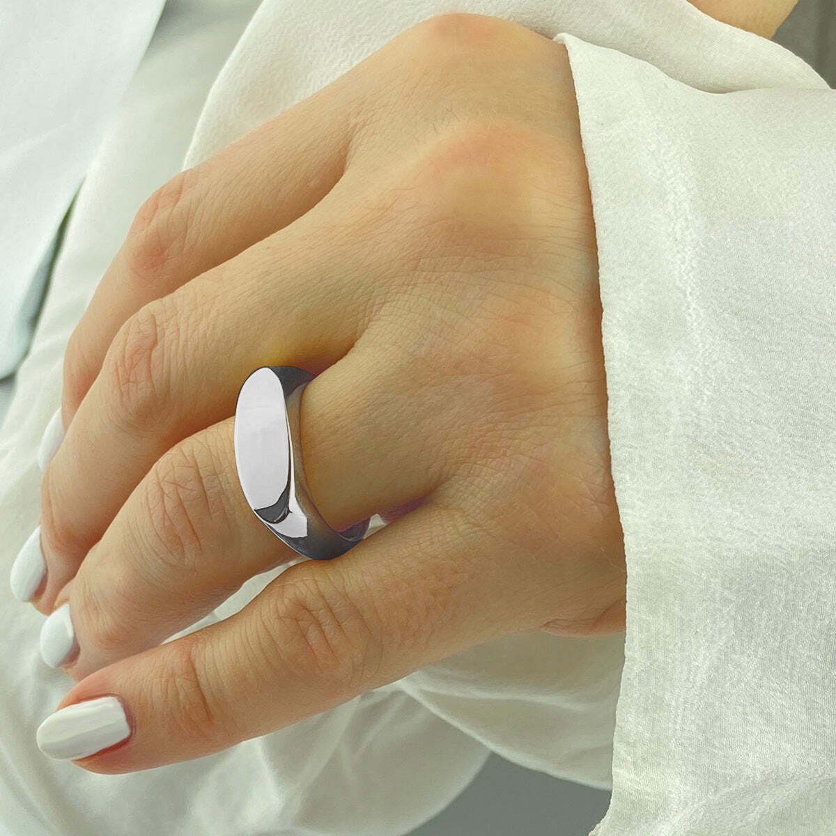 M&M Fingerring Ring Damen silber / günstig online kaufen