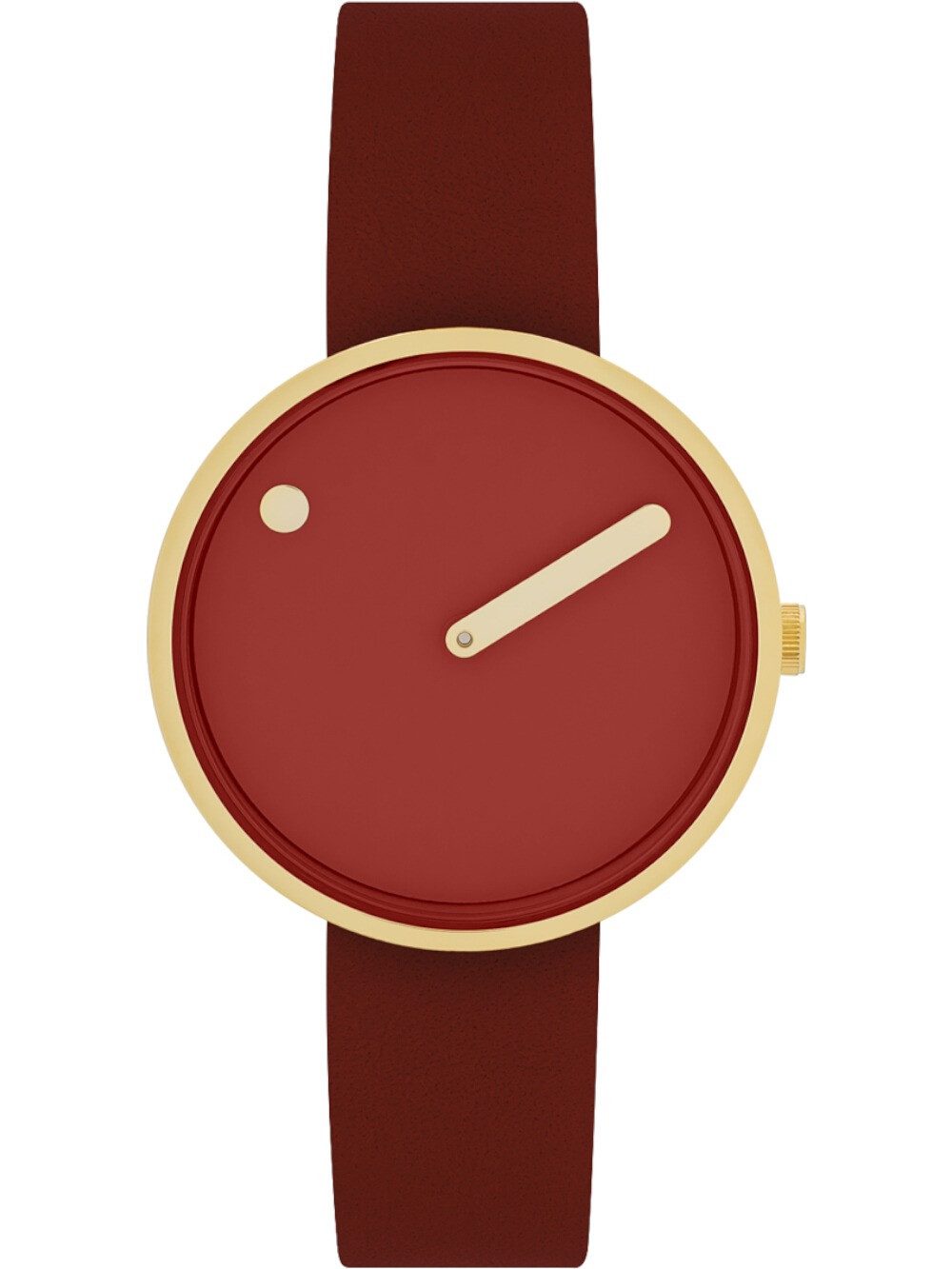 PICTO Quarzuhr Picto 34097-4314G Damenuhr Cinnamon Red 34mm 5ATM Picto 34097-4314G Damenuhr Cinnamon Red 34mm 5ATM