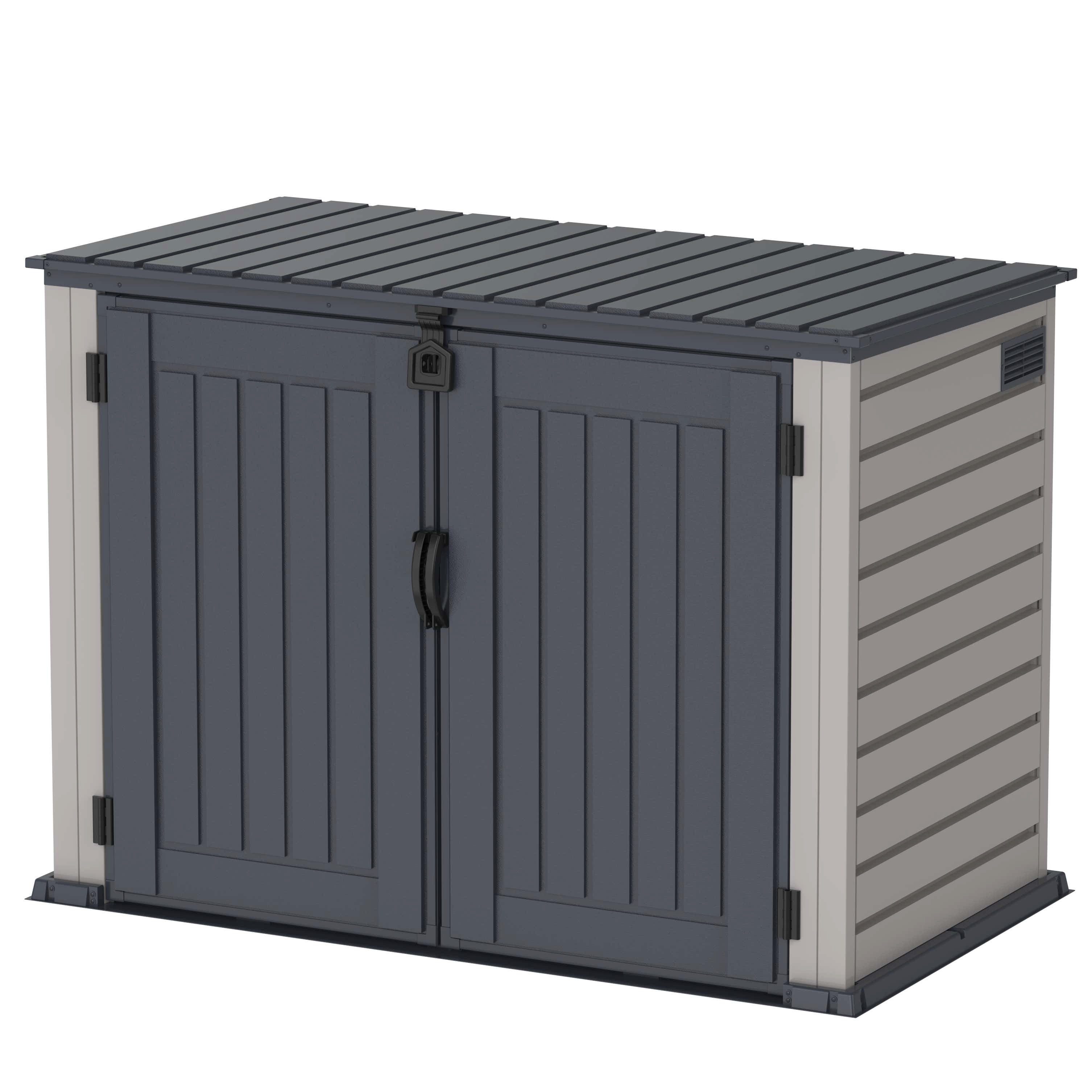 DURAMAX Gartenhaus DURAMAX Kunststoff-Mülltonnenbox L, BxT: 192x108 cm, in günstig online kaufen
