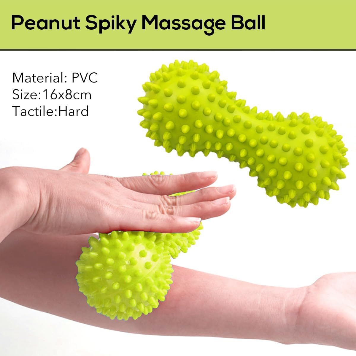 FELIXLEO Massageball Massageball Set Igelbälle Erdnussball Faszienball Handroller, 1-tlg.