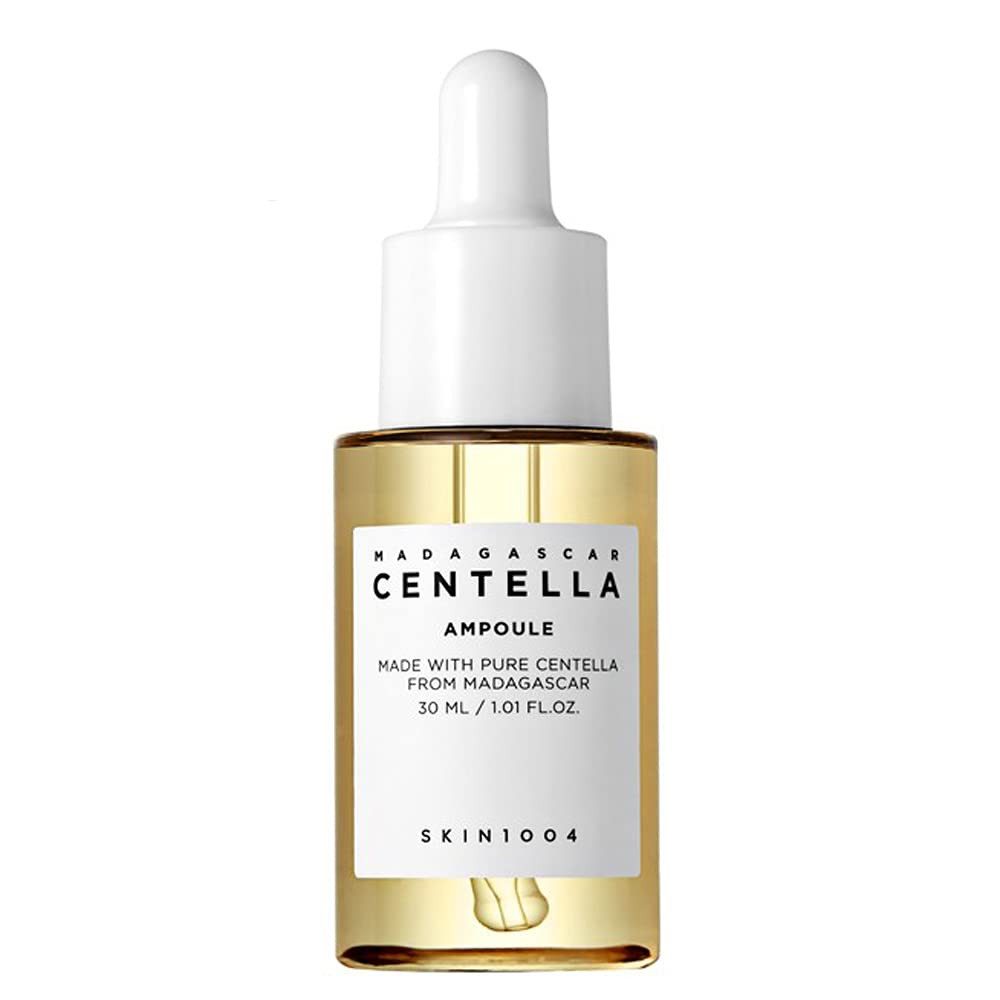SKIN1004 Gesichtsserum Madagascar Centella Ampoule 100% natürliche Gesichtspflege, 30 ml, 1-tlg., Hochkonzentriertes Centella-Serum für sichtbare Hautberuhigung mehr