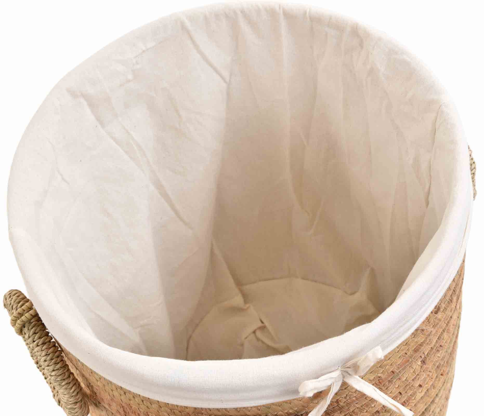 Krines Home Wäschekorb Seegras Wäschekorb Wäschetonne günstig online kaufen