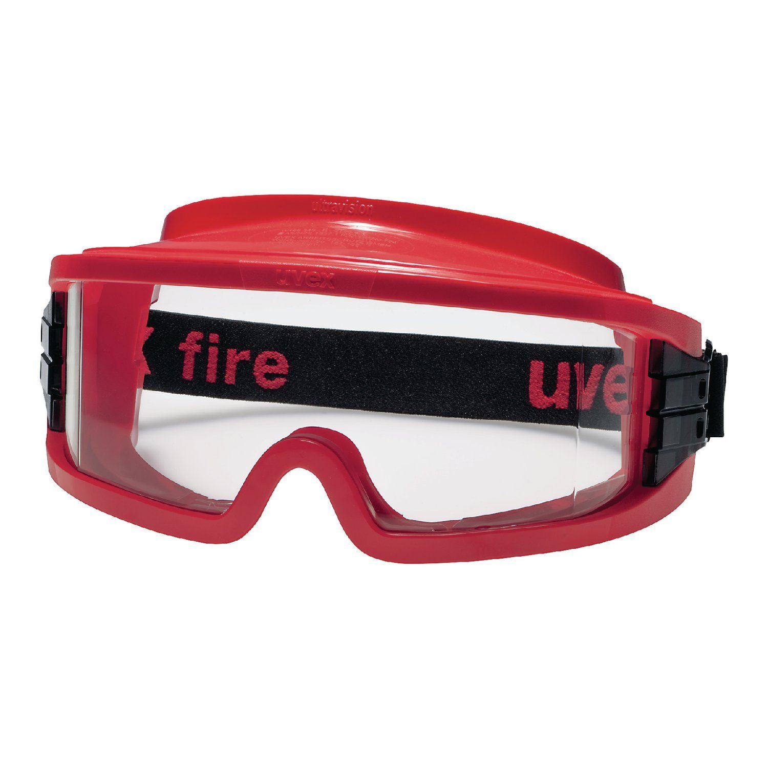 Uvex Arbeitsschutzbrille, (1St), supravision excellence rot