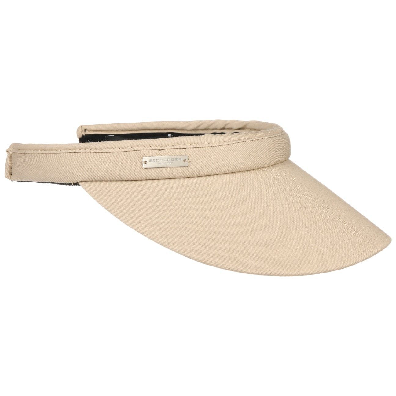 (1-St) Visor beige mit Schirm Visor Seeberger