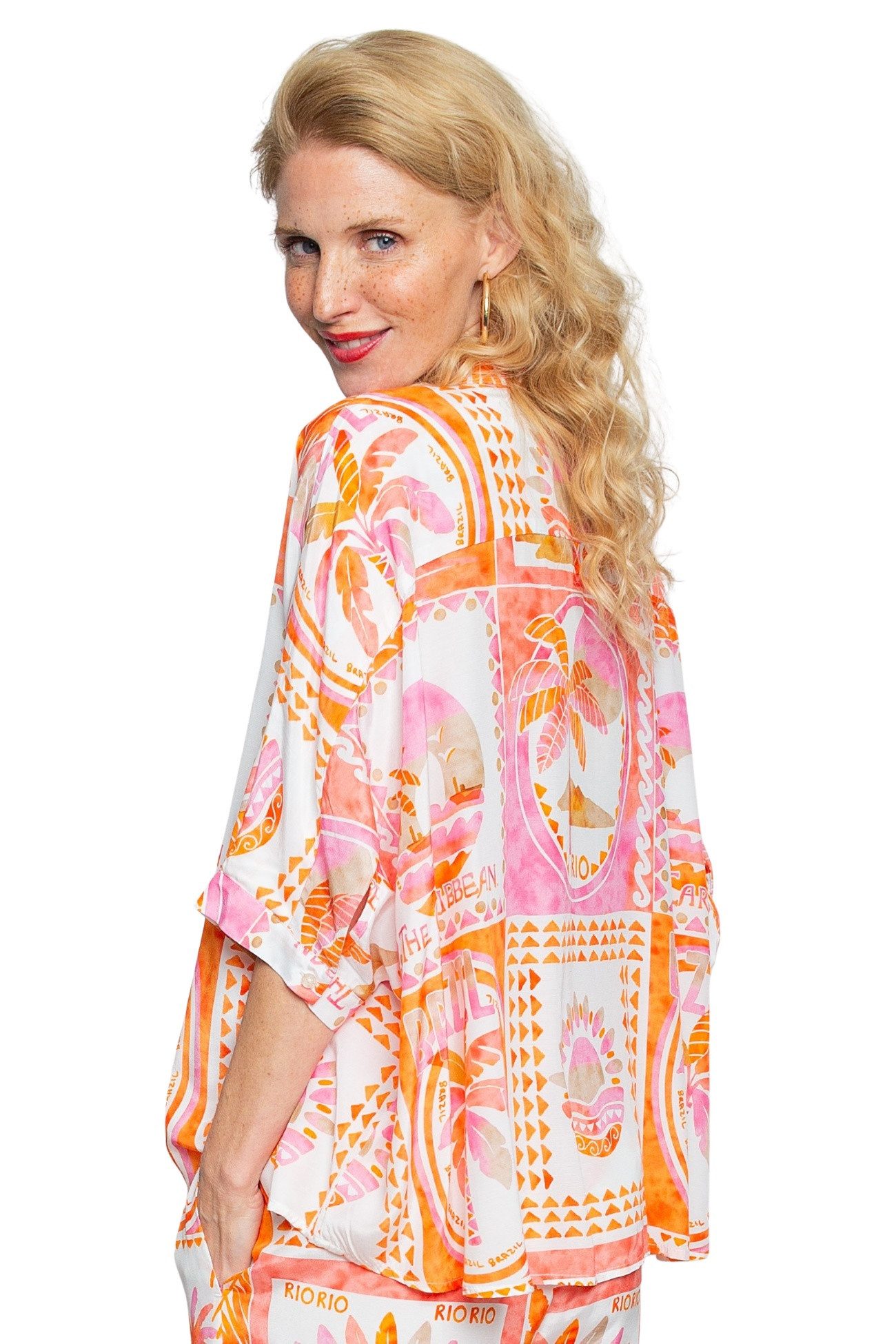 Emily Van Den Bergh Schlupfbluse Damenbluse 8933-844