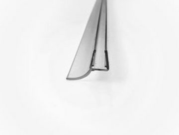 Kristhal Dusch- & Baddesign Duschdichtung Streifdichtung mit langer schräger Dichtfahne, L: 100 cm