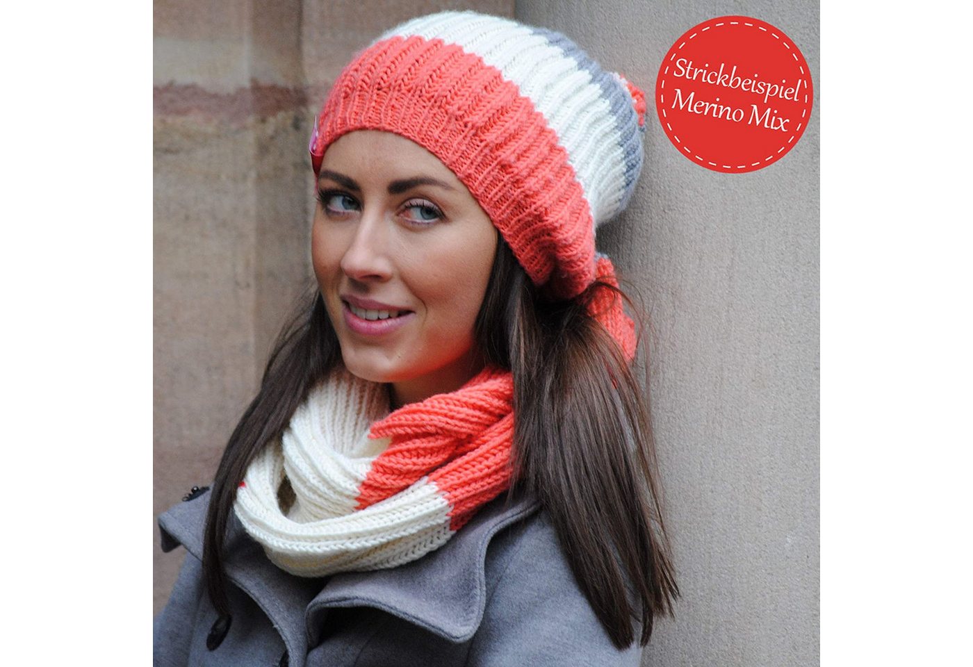 Thumbnail - MyOma Wolle Merino Mix - Strick- und Häkelwolle, 75 m (50g, 6-St., zum Stricken und Häkeln, Merinowolle), 80% Merinowoll...