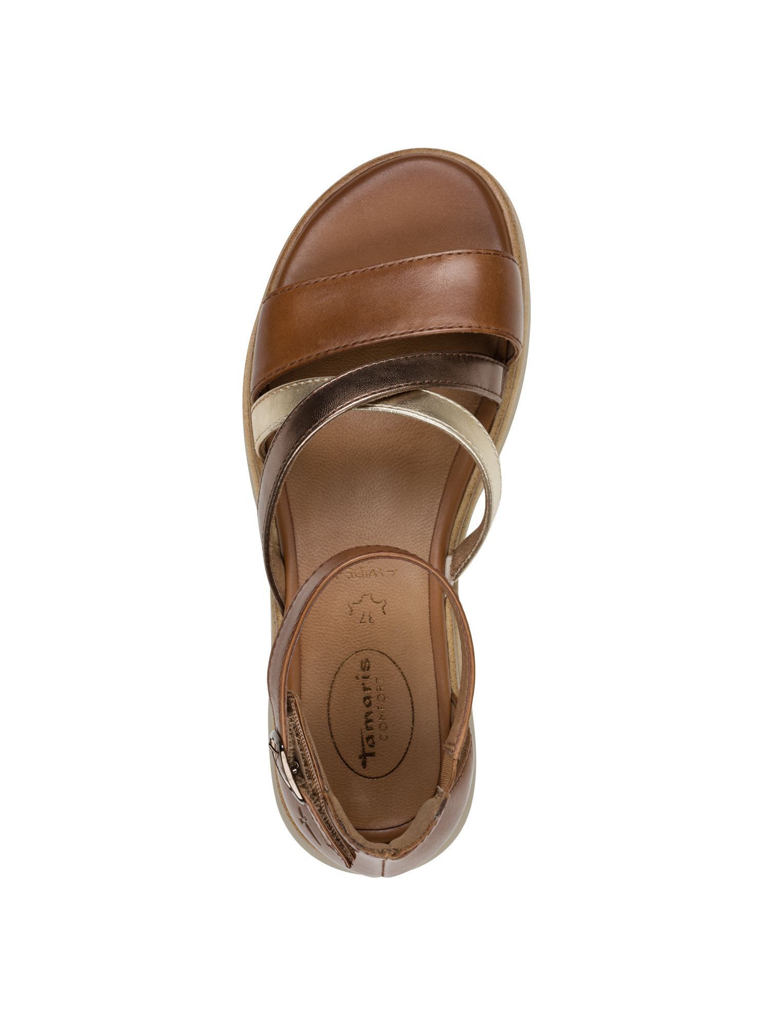 Tamaris WIDE FIT comfortFit flach kein Absatz 8-88601-44 Sandale comfortFit