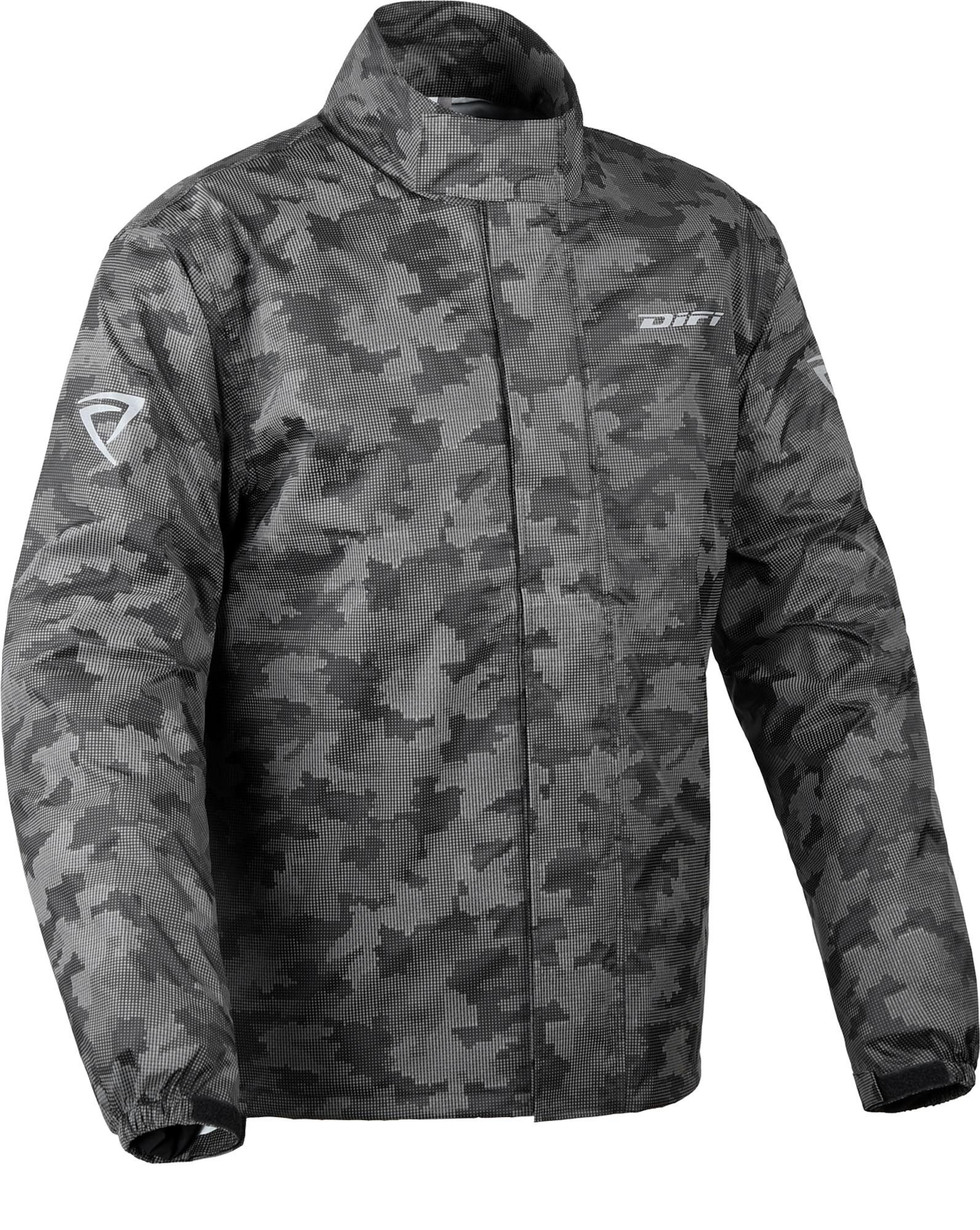 DIFI Regenjacke Fuzzy Camo Reflex Regenjacke wasserdicht