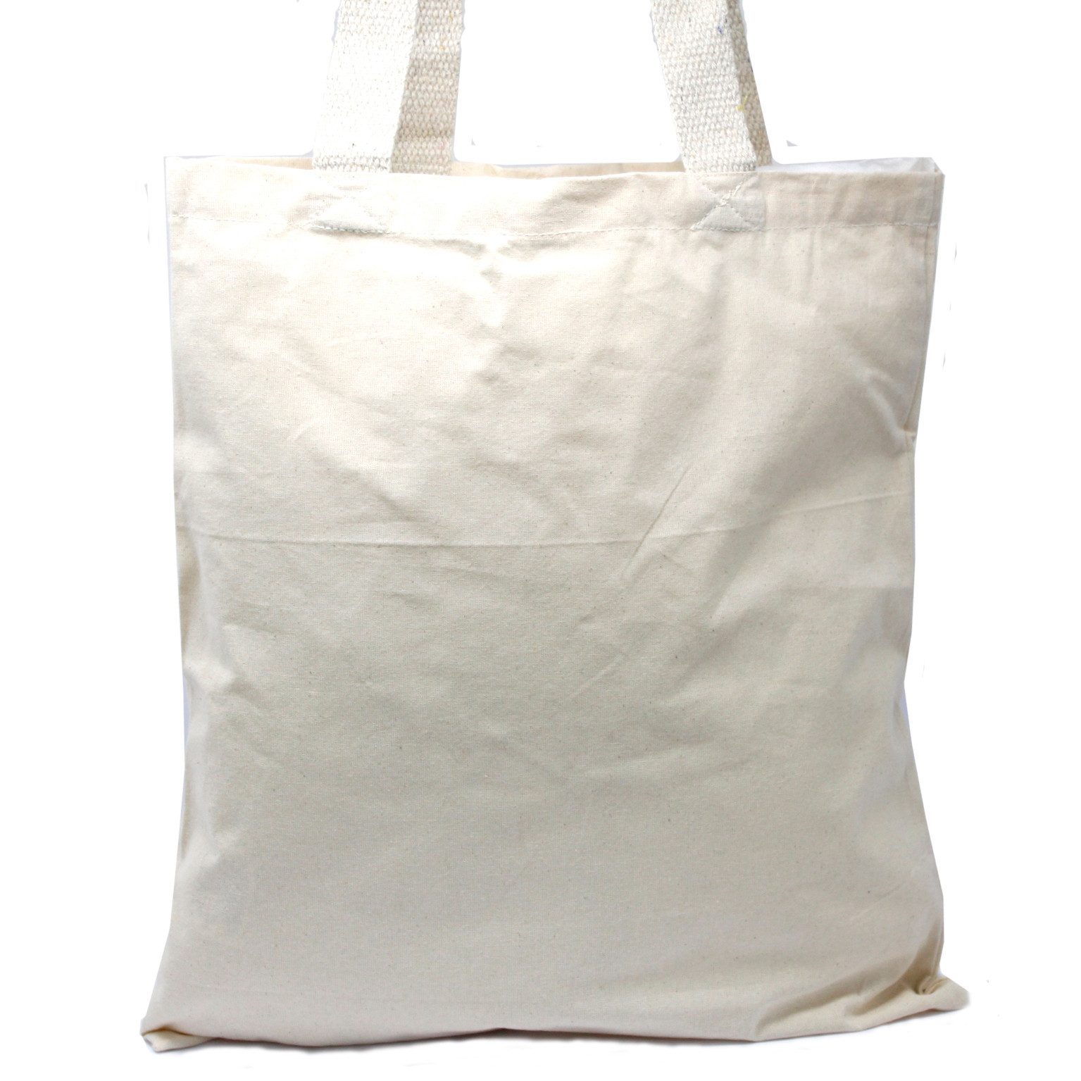 Bali-Homedecor Tragetasche Große Baumwolltasche - Format 38x42cm - naturfarbe