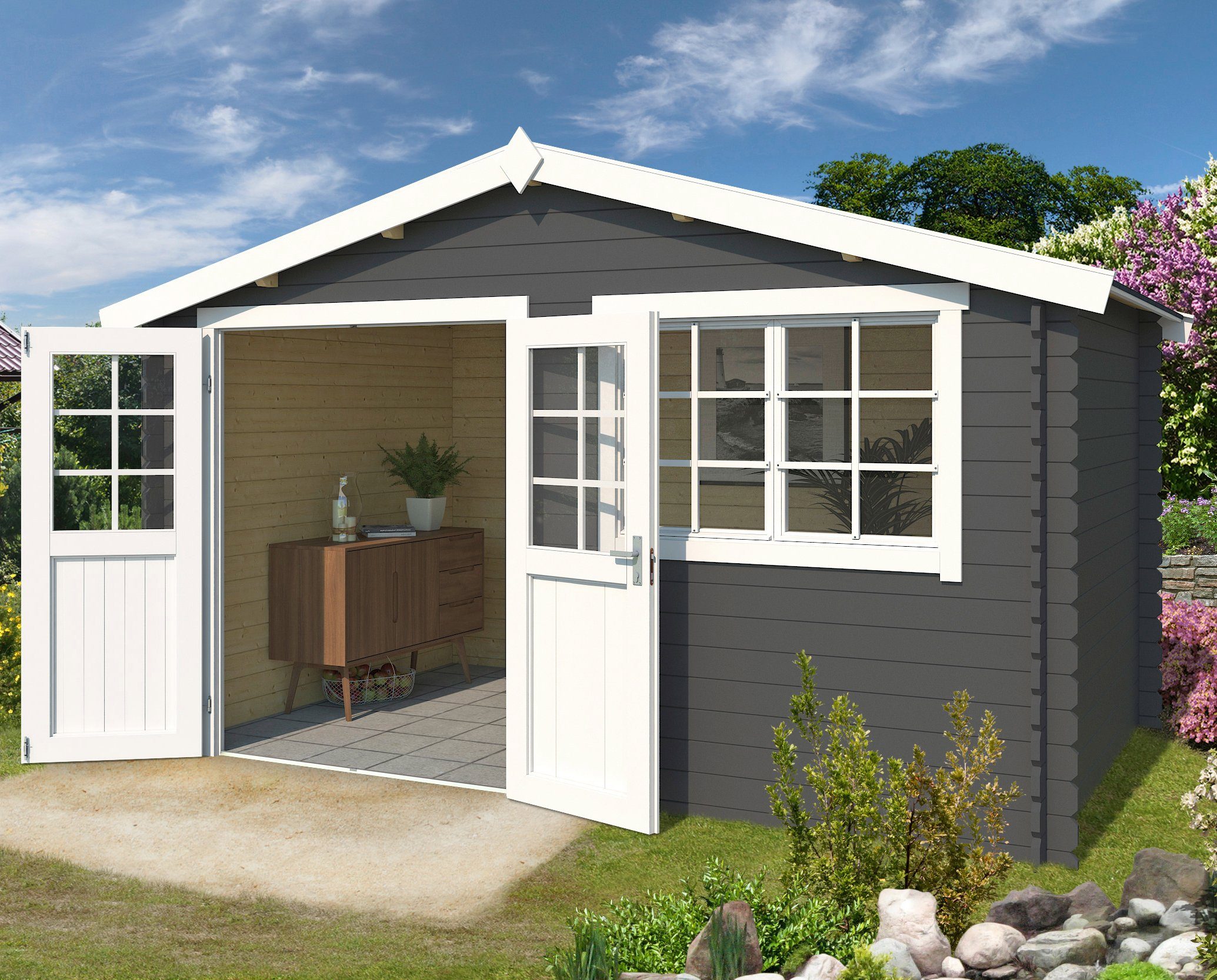 LASITA MAJA Gartenhaus Axel 230, BxT: 415x250 cm