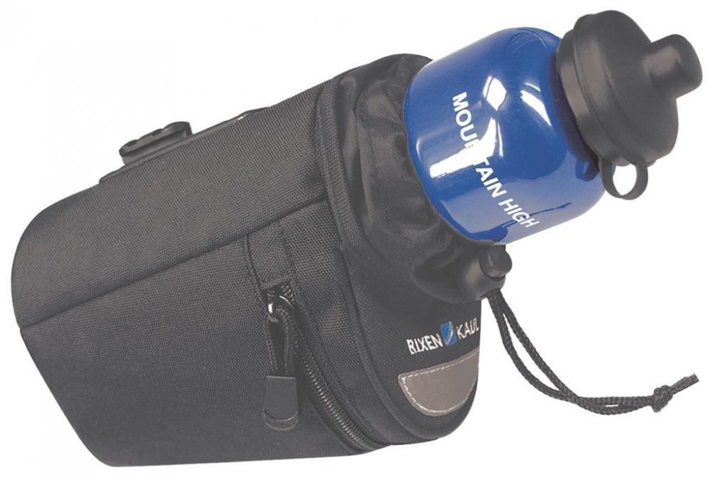 KlickFix Satteltasche KLICKfix Satteltasche Micro Bottle Bag schwarz 9x14x15cm mit Adapter 0