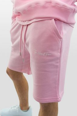 TheHeartFam Shorts Nachhaltige kurze Jogginghose Pink Classic Herren Frauen Hergestellt in Portugal / Familienunternehmen