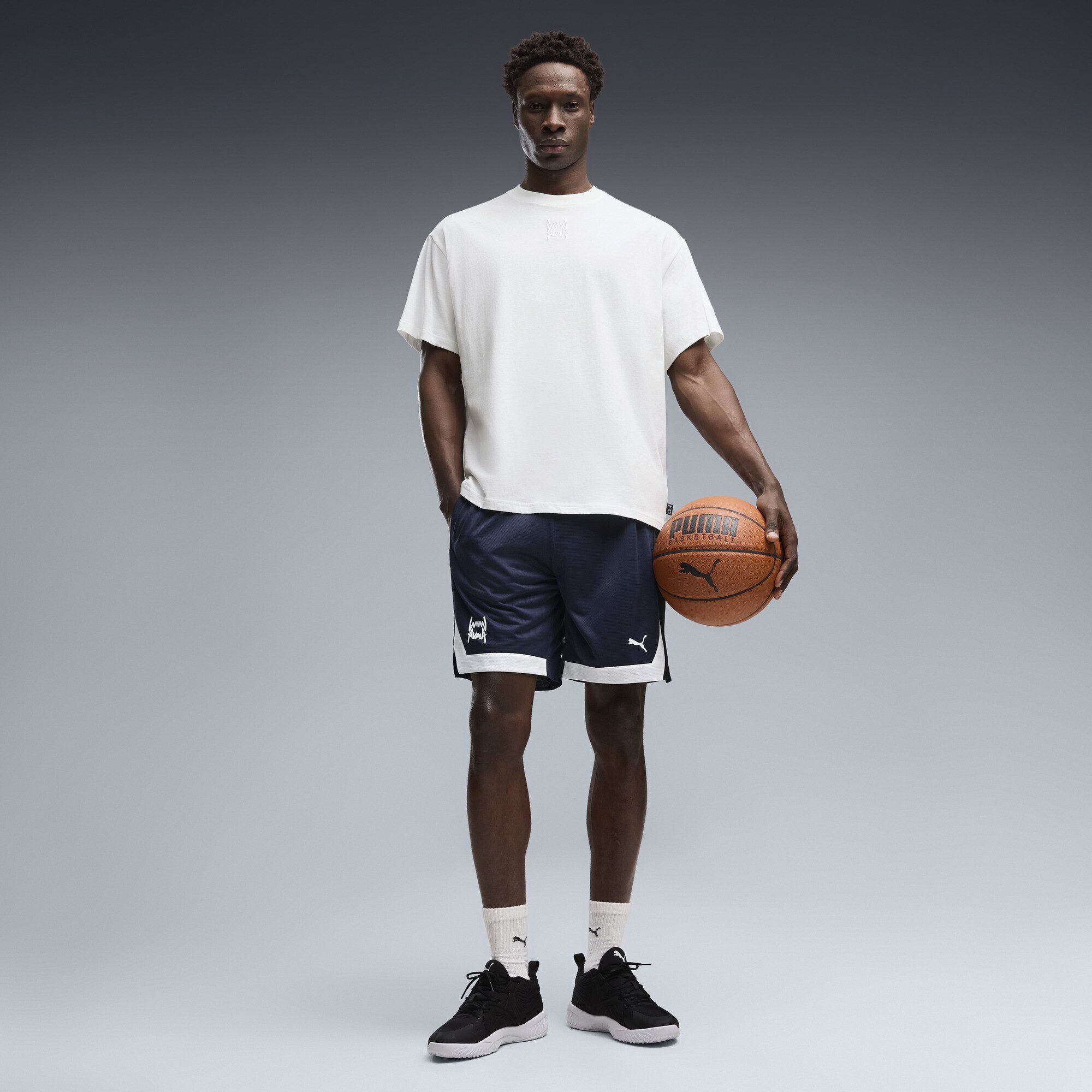 PUMA Sporthose Funtals Mesh 8" Basketballshorts Herren
