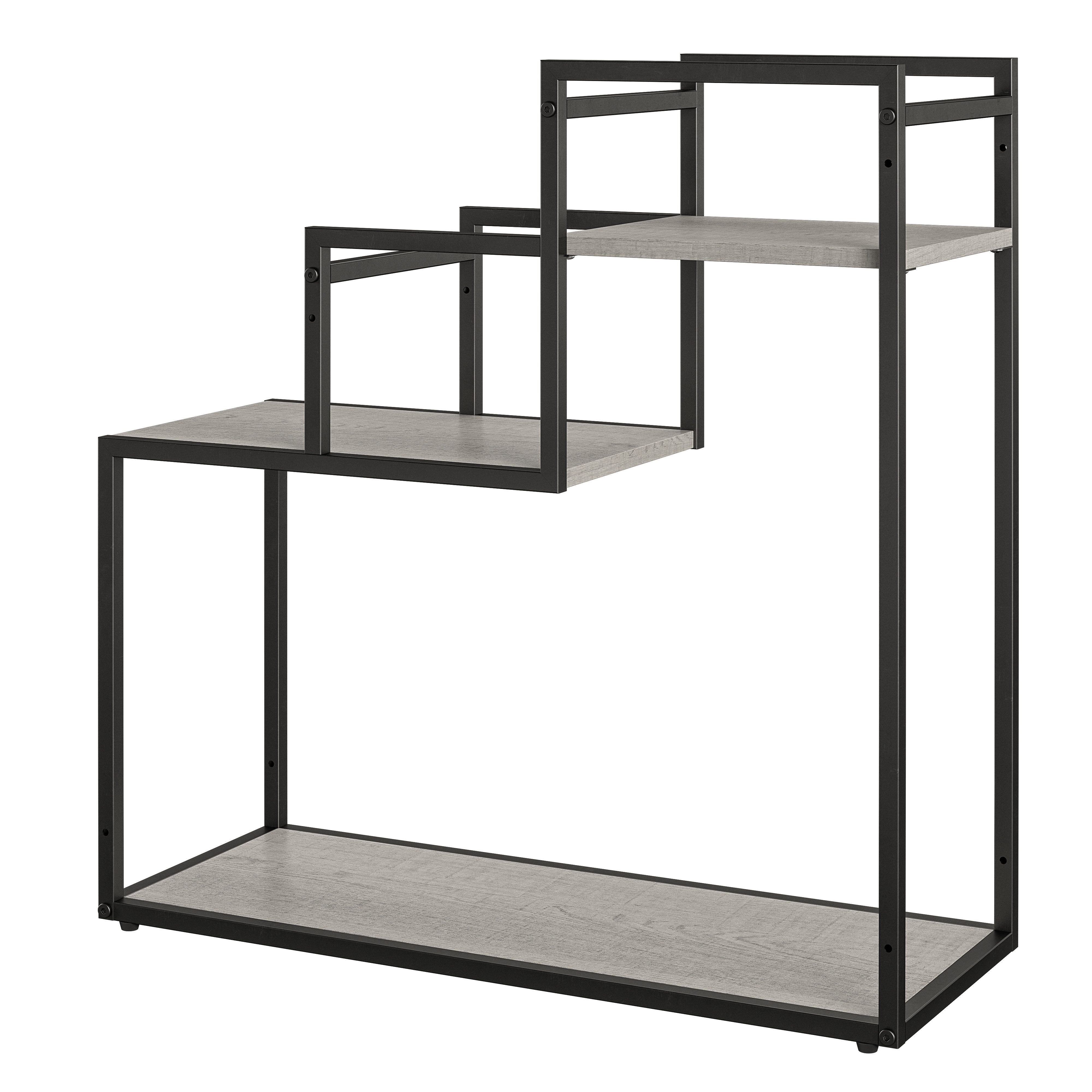 loft24 Pflanzentreppe Weston, Standregal mit Metallgestell für Pflanzen und Blumen