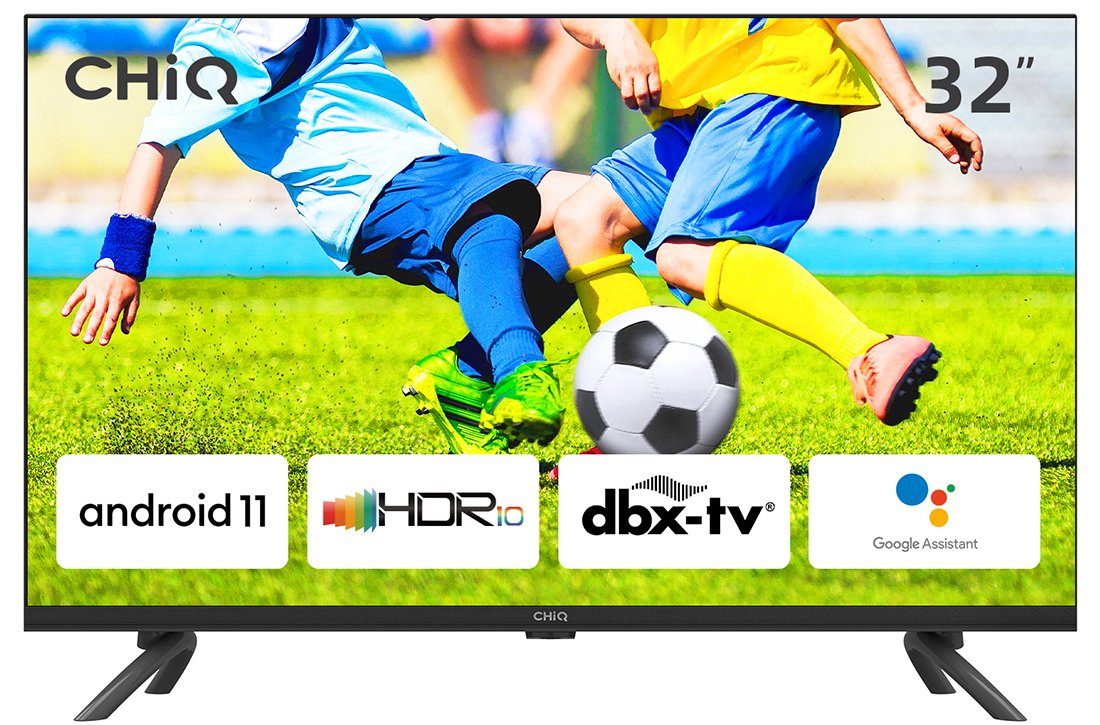CHiQ L32H7C LED-Fernseher (80,00 cm/32 Zoll, HD, Smart-TV, Android 11,  Google Assistant,Chromecast,Youtube,Triple Tuner(DVB-T2/T/C/S2)