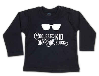 G-graphics Longsleeve Cooles Kid on the block Baby Sweater, Baby Longsleeve T, mit Spruch / Sprüche, mit Print / Aufdruck, Geschenk zu jedem Anlass