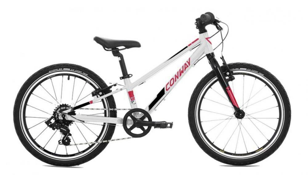 Conway Kinderfahrrad Conway Kinderrad MS200 Diamant 20 Zoll 23cm 7GG White/Pink