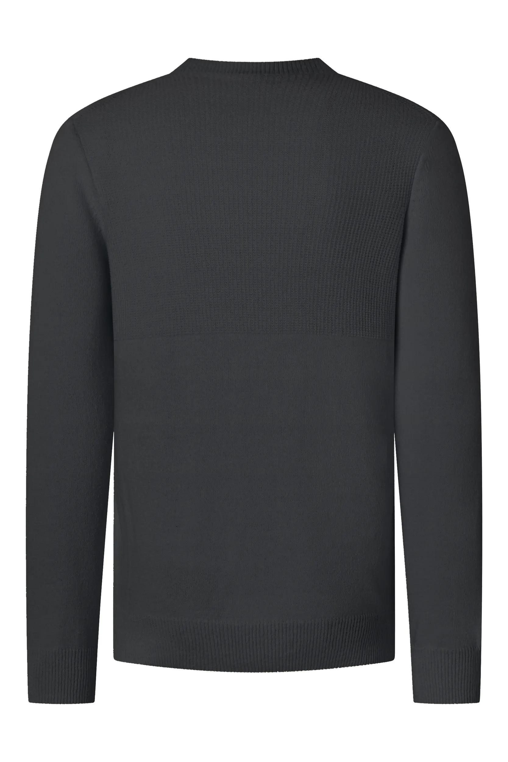 Joop Jeans Rundhalspullover Owin im Materialmix