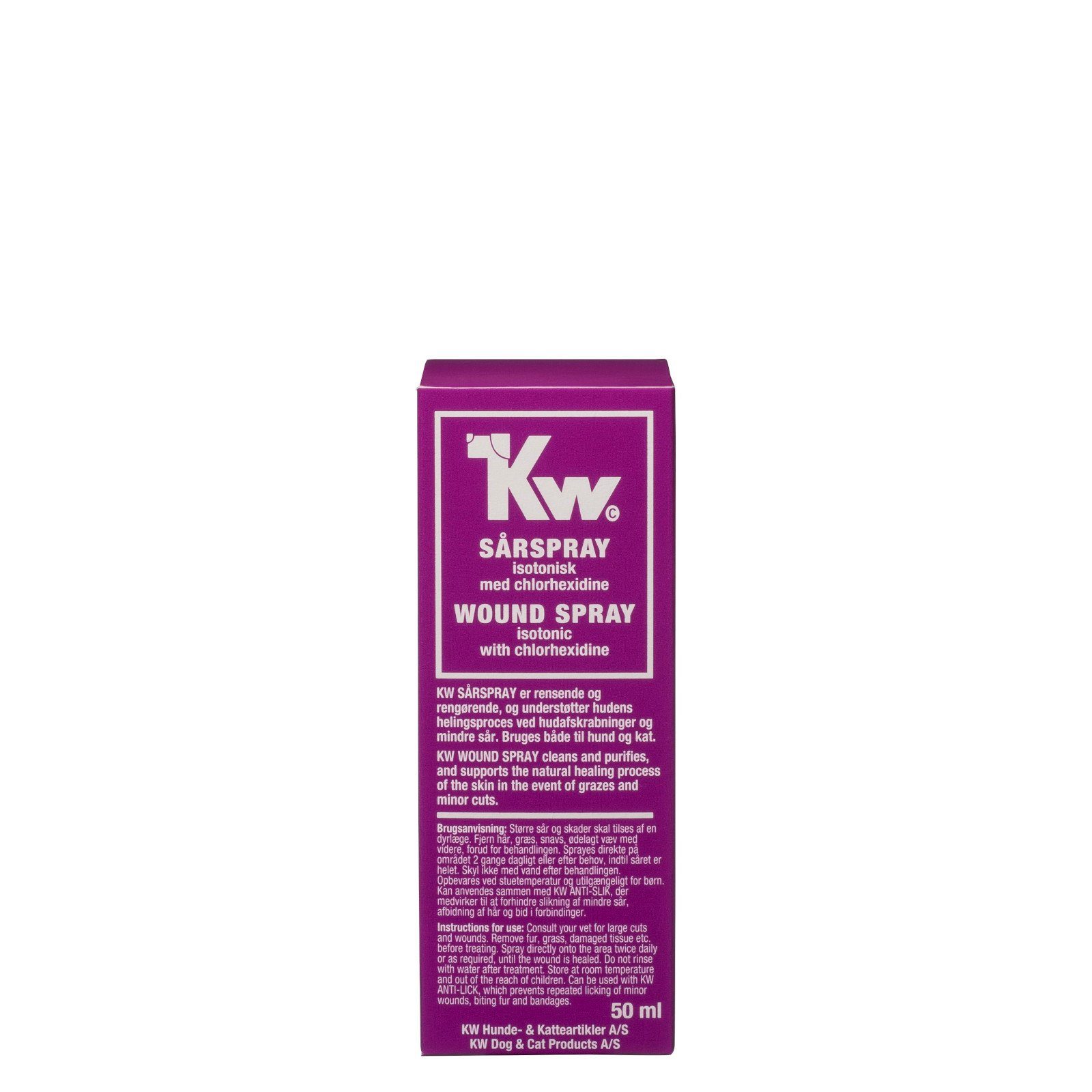 KW Wundpflaster KW Wundspray - 100 ml - Für Hunde, Katzen und Kleintiere