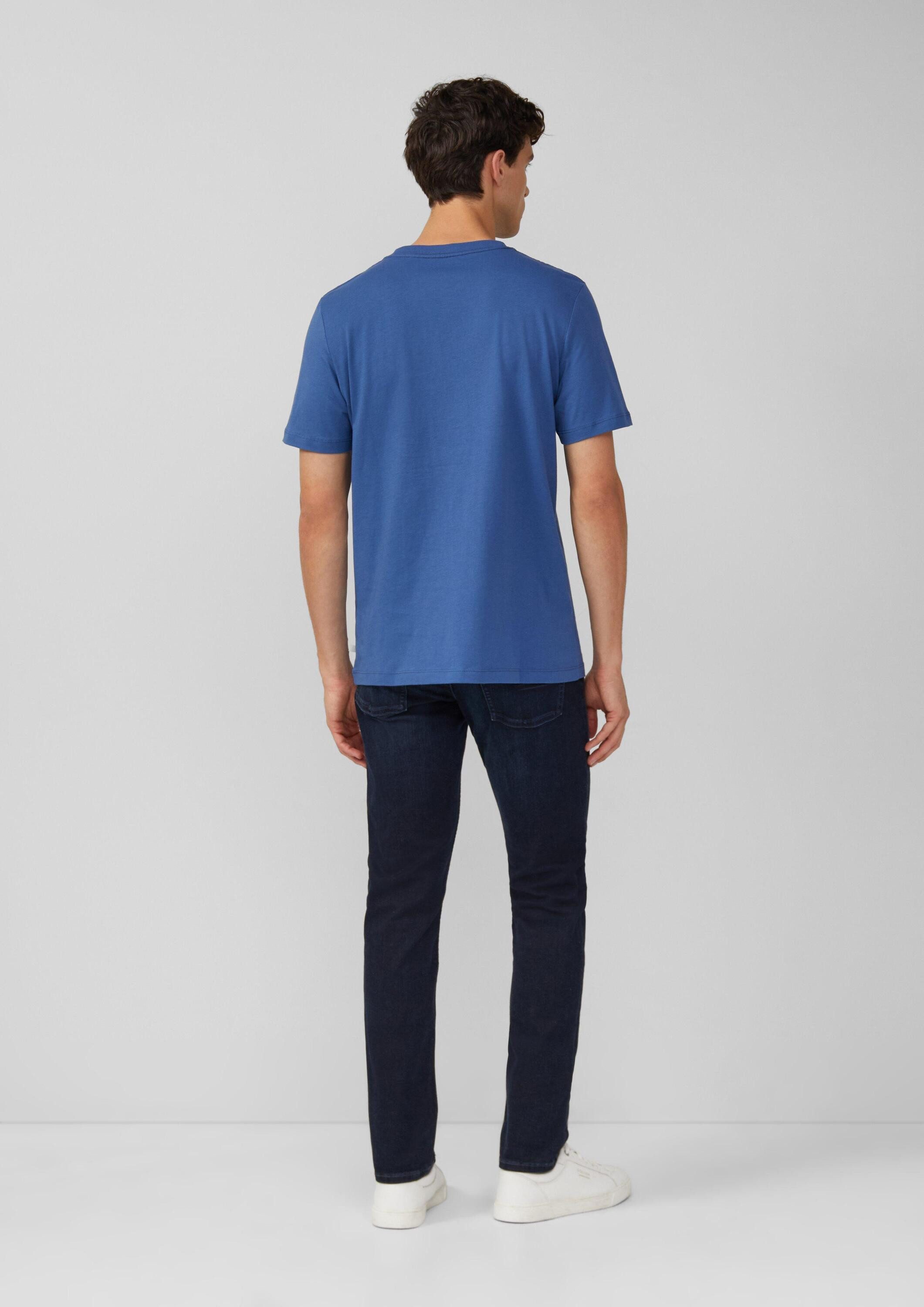 s.Oliver Kurzarmshirt T-Shirt Baumwoll-T-Shirt mit Frontprint günstig online kaufen