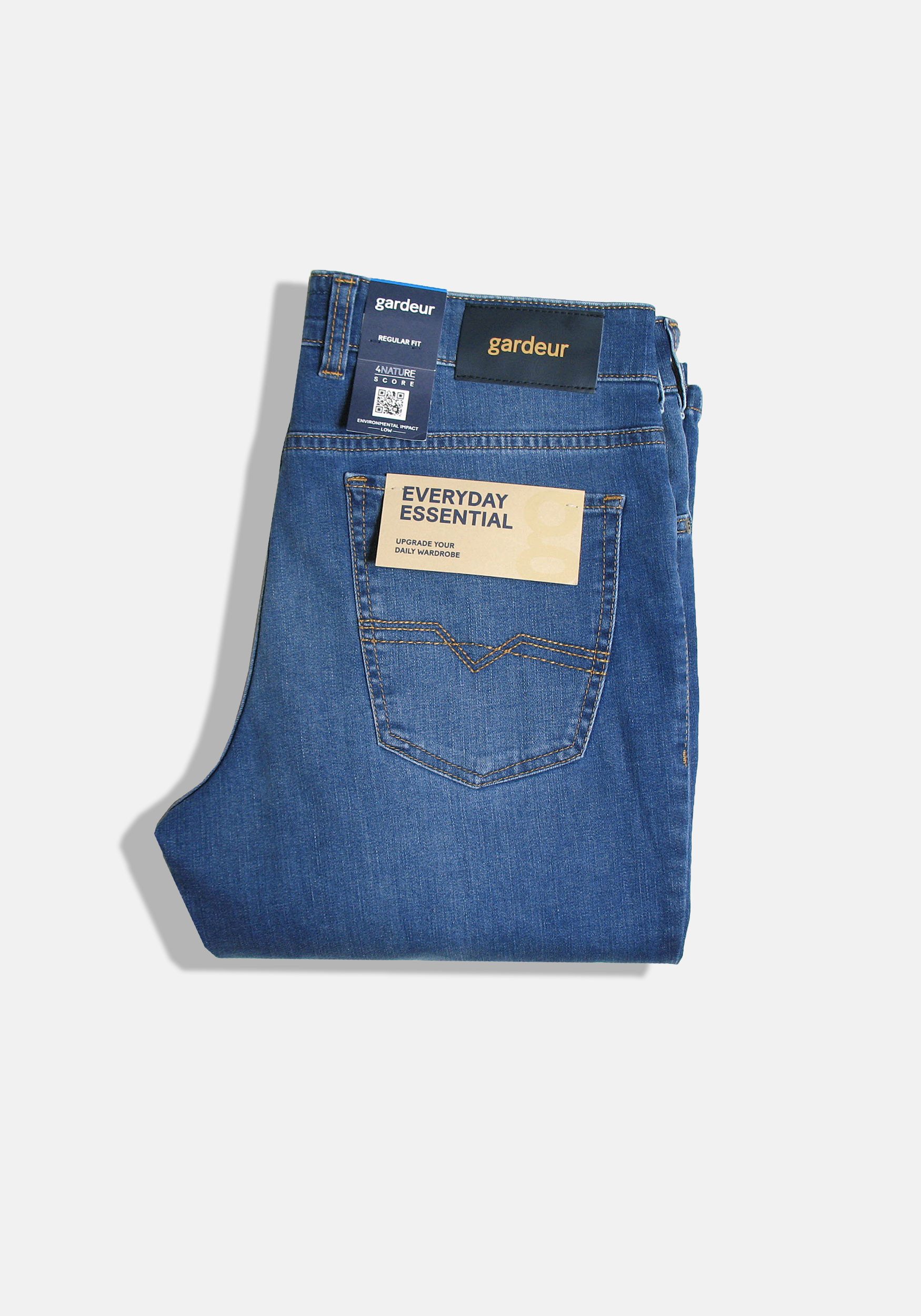 Atelier GARDEUR 5-Pocket-Jeans NEVIO - Regular Fit Everyday Essential Denim