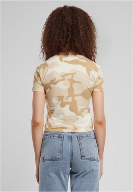 URBAN CLASSICS T-Shirt Ladies Cropped Camo Tee