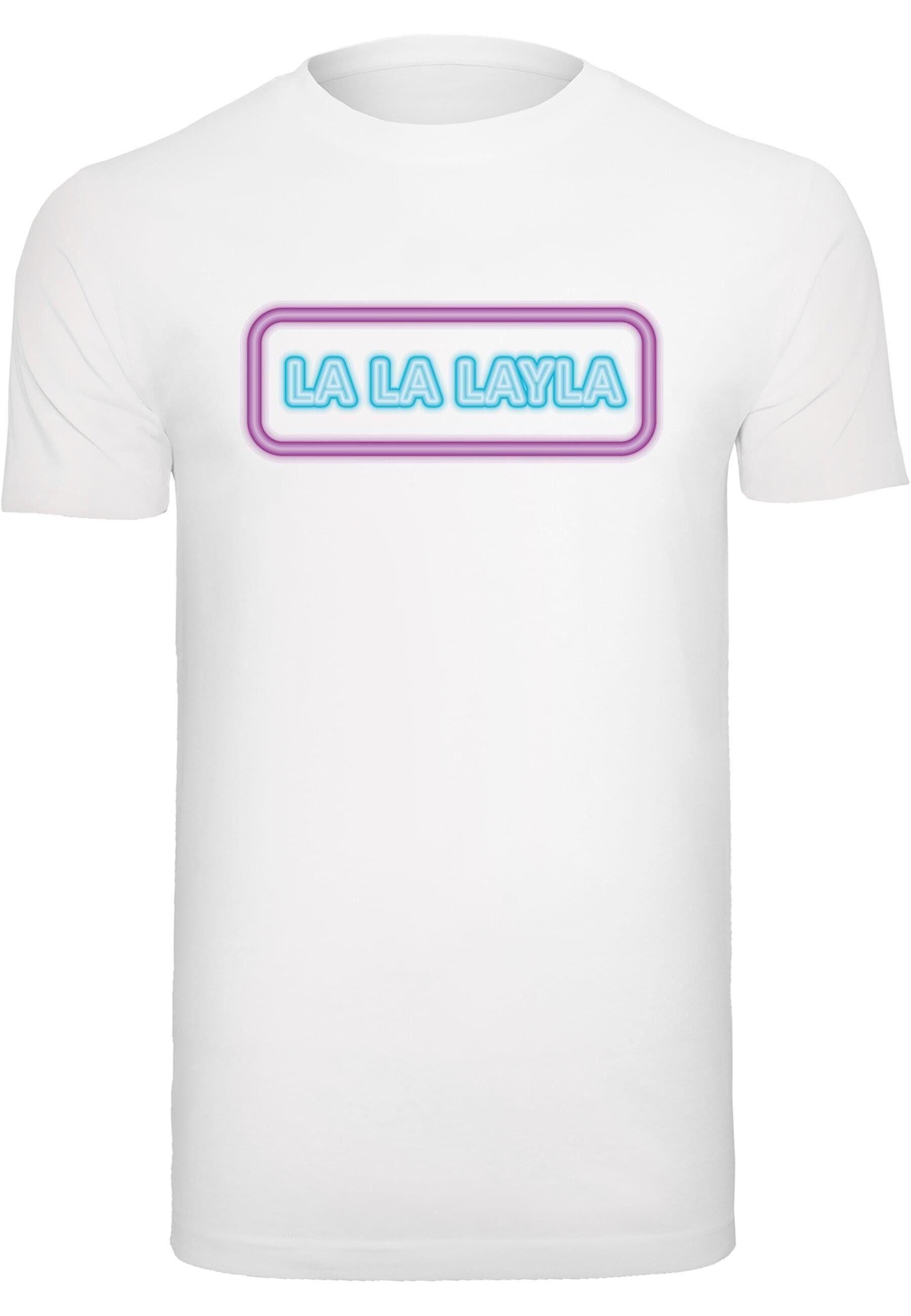 Merchcode T-Shirt LA (1-tlg) Herren LAYLA T-Shirt LA white