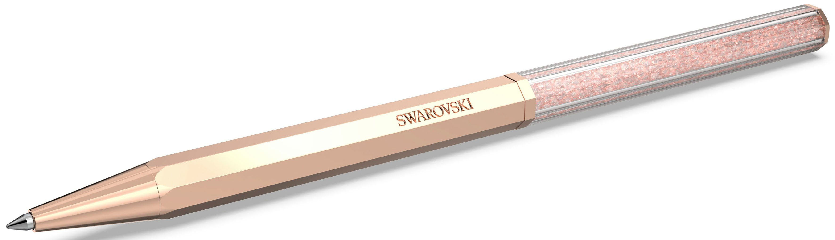 Swarovski Drehkugelschreiber Crystalline, (1-tlg), mit Swarovski® Kristallen,  Schreibgerät, mit dem Sie niveauvoll Stilsicherheit beweisen