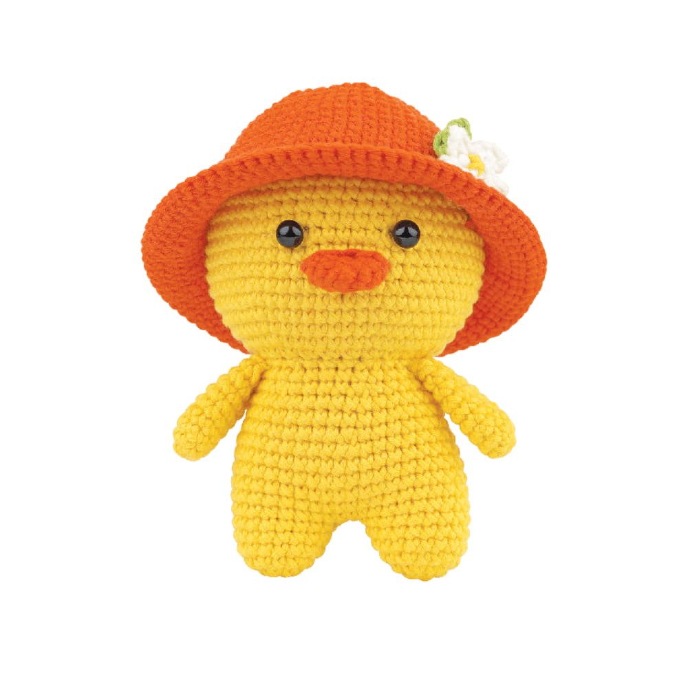 Anchor Kreativset Anchor Amigurumi Häkelkit "Daphne die Ente", 12,5cm, (embroidery kit by Marussia)