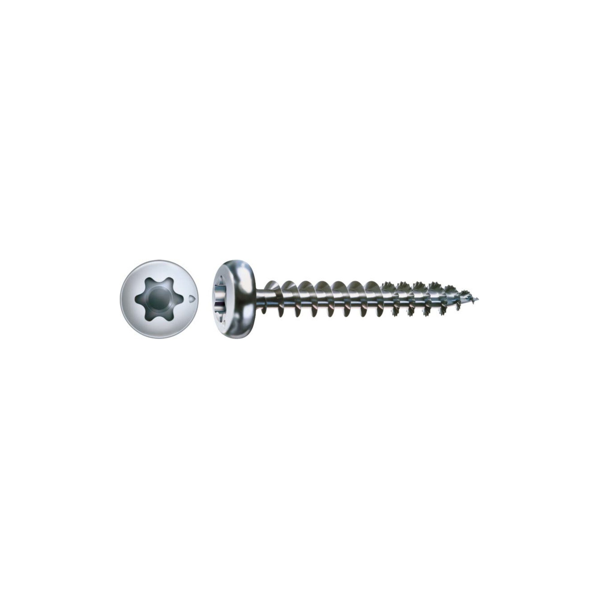 SPAX Holzbauschraube Spax Universalschraube 3 x 12 mm Halbrundkopf T-STAR plus Vollgewinde