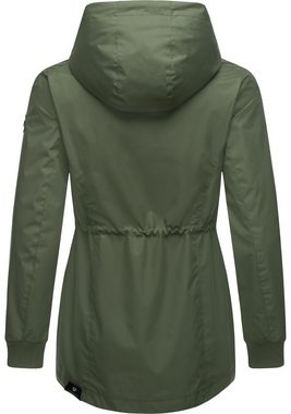 Ragwear Outdoorjacke Dowey A stylische Damen Übergangsjacke mit Taillenzugband