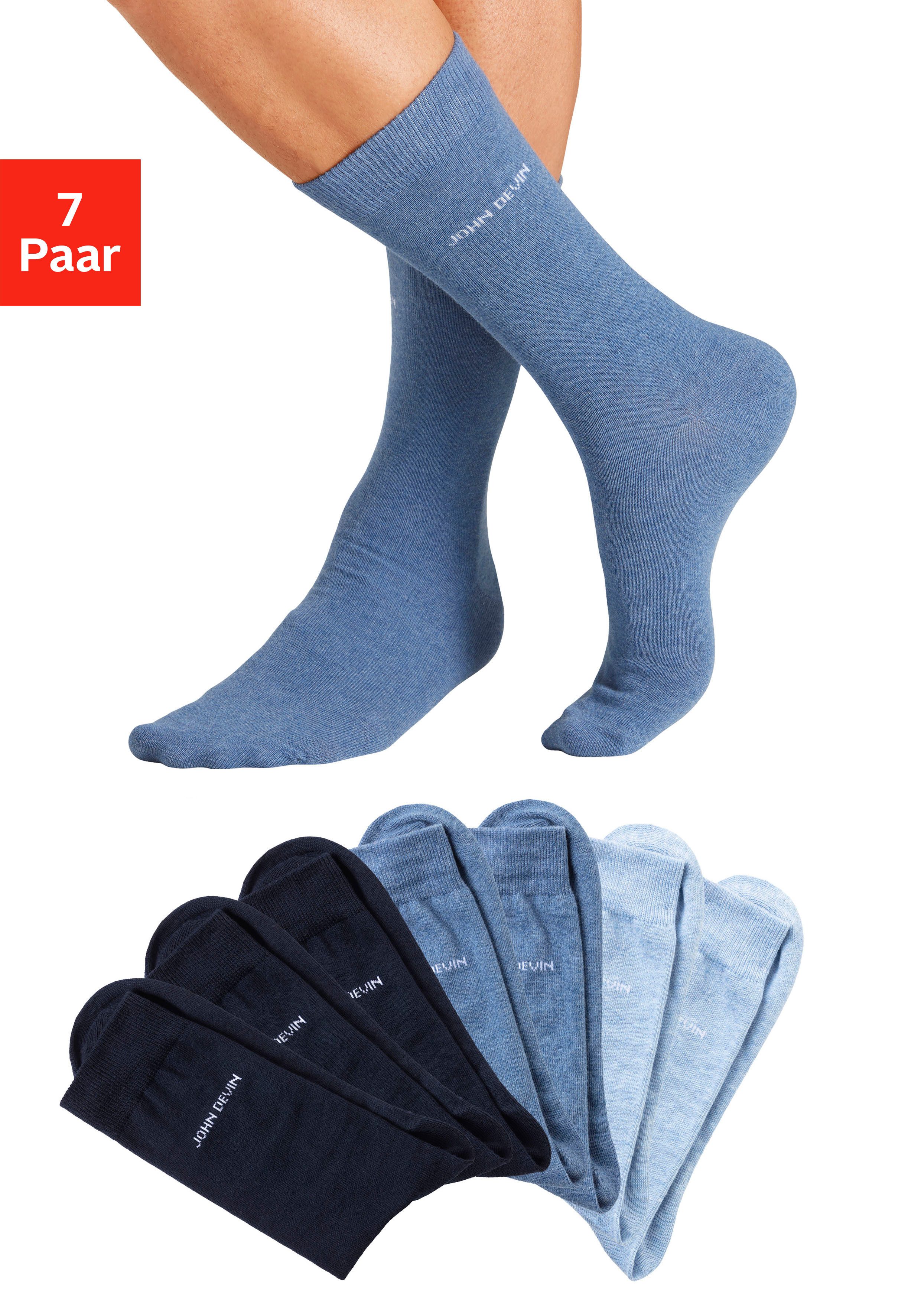 John Devin Basicsocken (Packung, 7-Paar) für jeden Tag günstig online kaufen