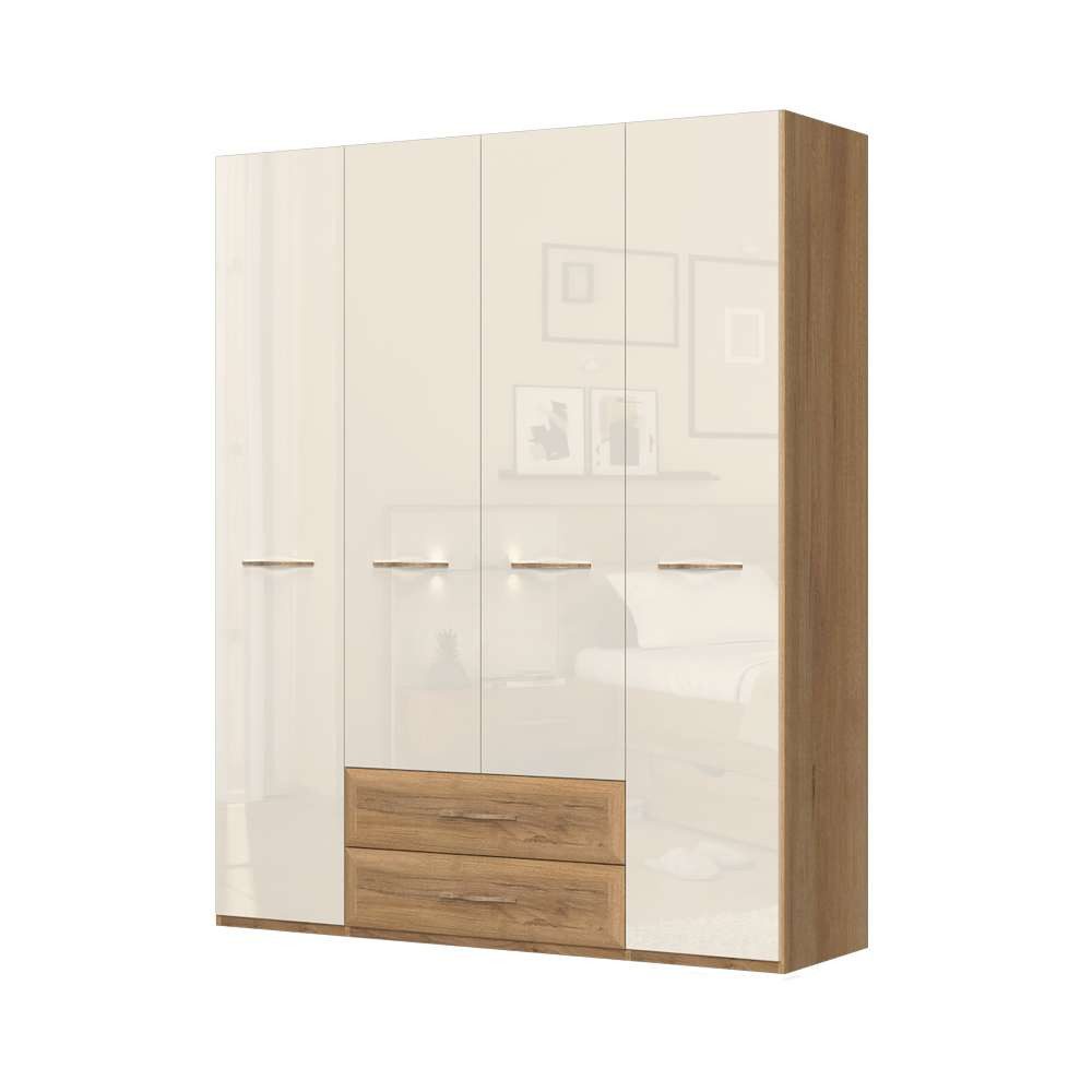 Home affaire Kleiderschrank Gala, beige hochglänzend günstig online kaufen