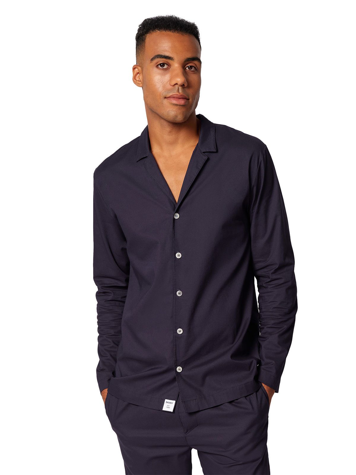 Skiny T-Shirt Shirt langarm Unisex Unight (Stück, 1-tlg) -