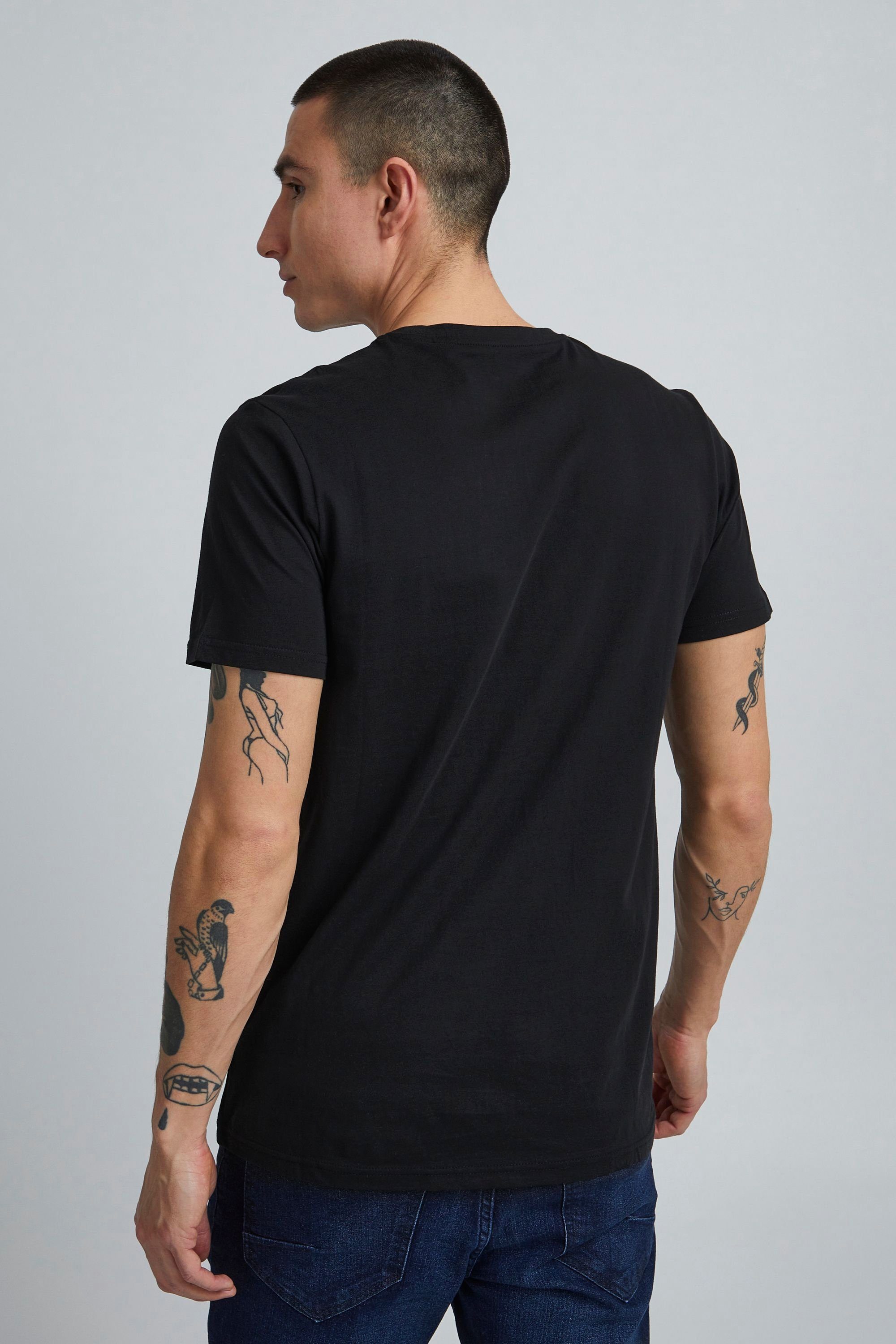 Solid T-Shirt 6194761, T-Shirt - (799000) Tee SS BLACK Basic 21103651 Rock 