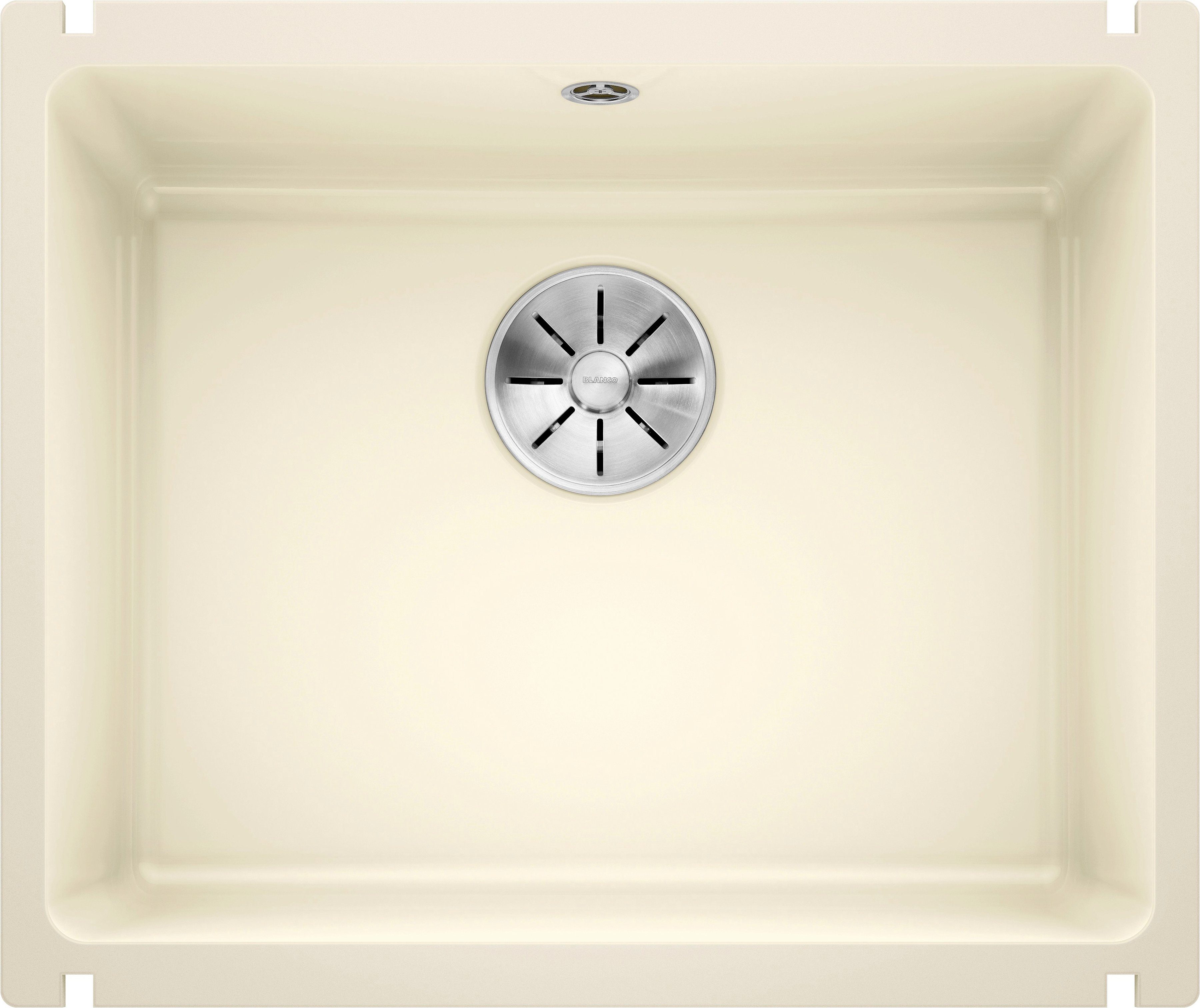 Blanco Küchenspüle SUBLINE 500-U, eckig, 46/53 cm, (1 St), zum wechselseitigen Einbau geeignet