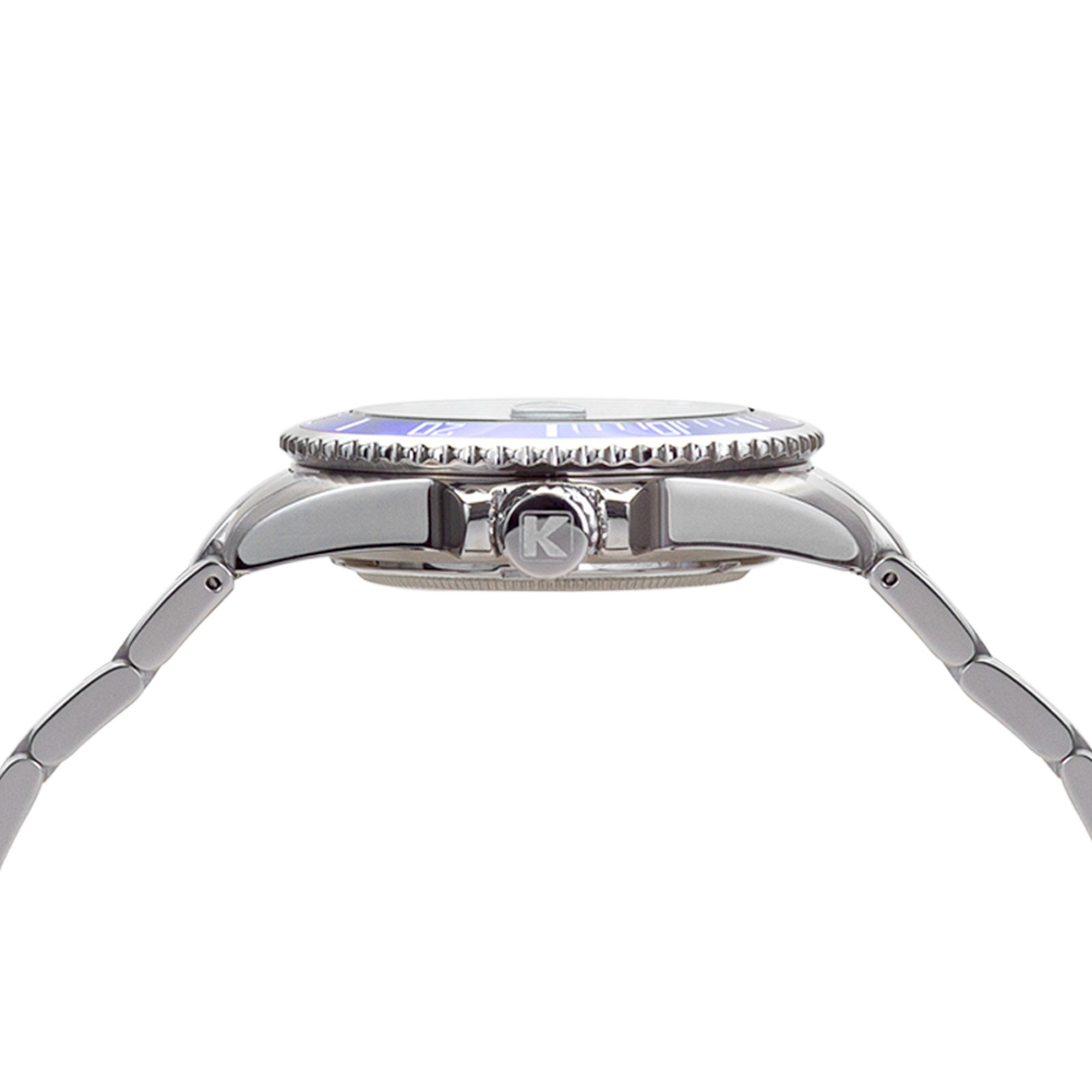 Kienzle Quarzuhr TAUCHER Quarz Armbanduhr Edelstahl blau