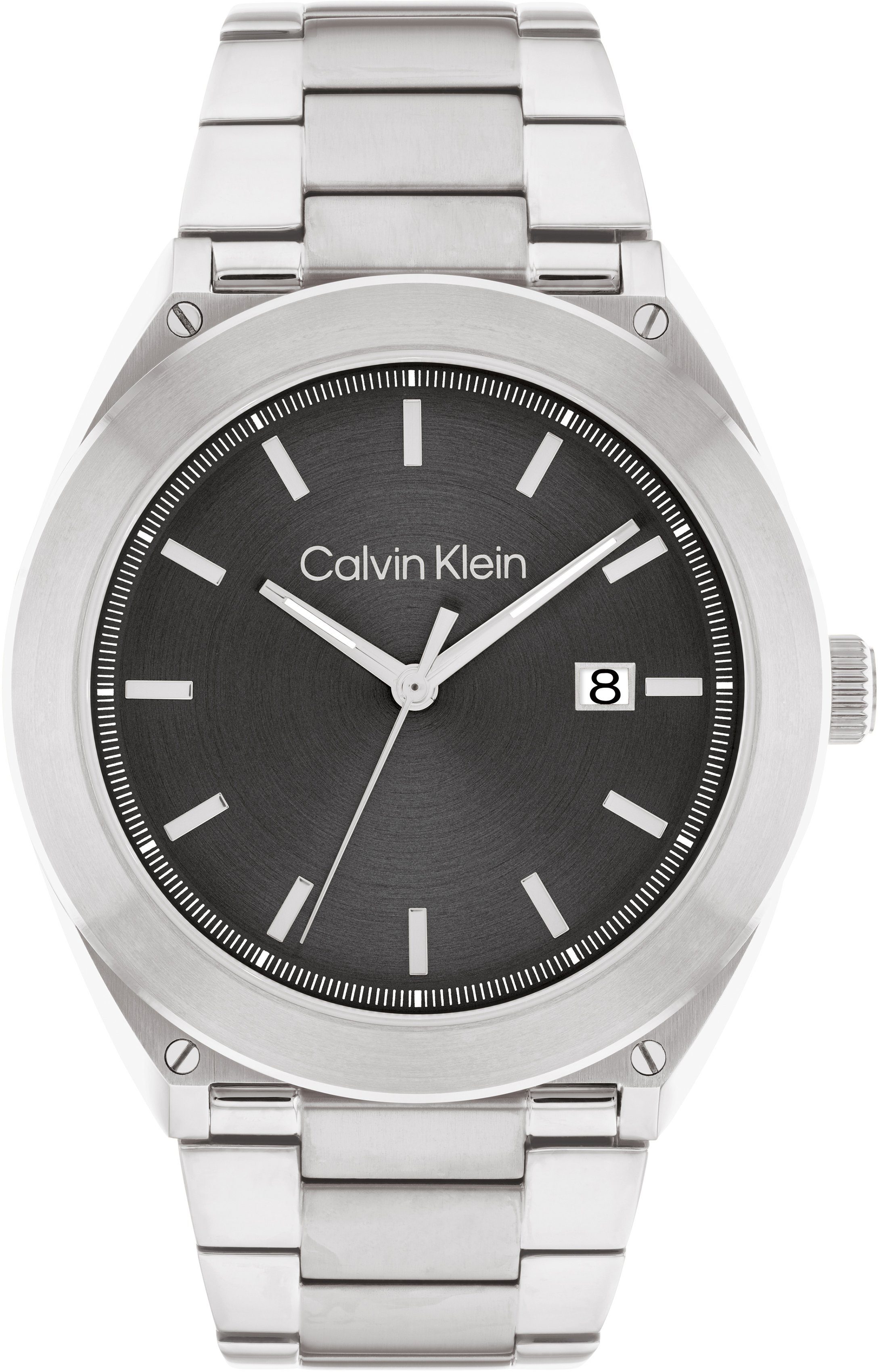 Calvin Klein Quarzuhr CASUAL ESSENTIALS, 25200196, Armbanduhr, Herrenuhr, Datum, Mineralglas