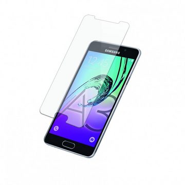 Artwizz Smartphone-Hülle Artwizz Rubber Clip + SecondDisplay Set geeignet für [Galaxy A6 (2018)] - Schutzhülle mit Soft-Touch-Beschichtung + Displayschutz aus Sicherheitsglas - Spaceblue