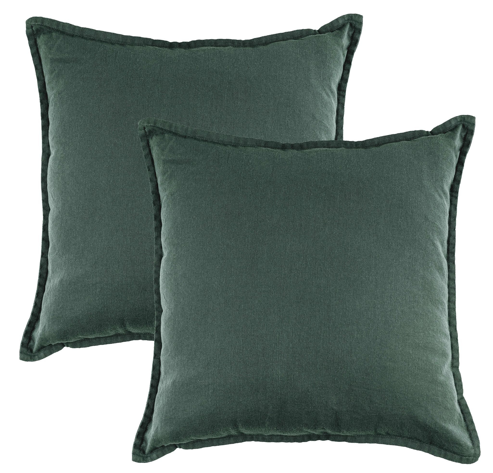 JACK Kissenbezüge 45x45cm 2er Set Kissenhülle Leinenoptik Mistral, (2 Stück günstig online kaufen