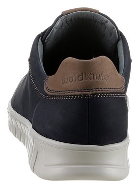 Waldläufer H-Baldo Sneaker, Schnürschuh, Freizeitschuh mit proaktiv-Lederinnensohle, H-Weite