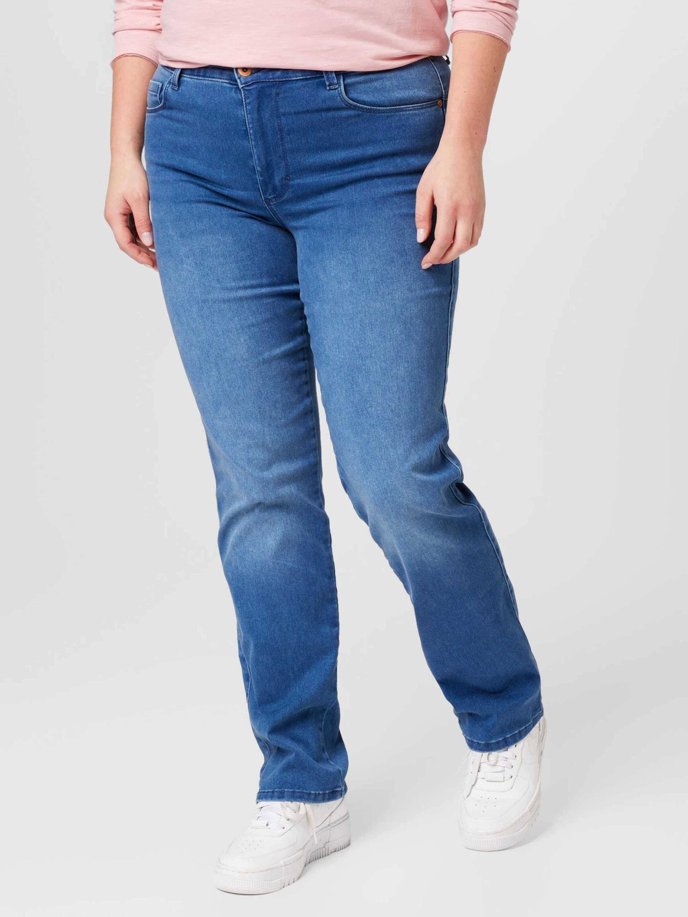 (1-tlg) Weiteres ONLY Detail Augusta Regular-fit-Jeans CARMAKOMA