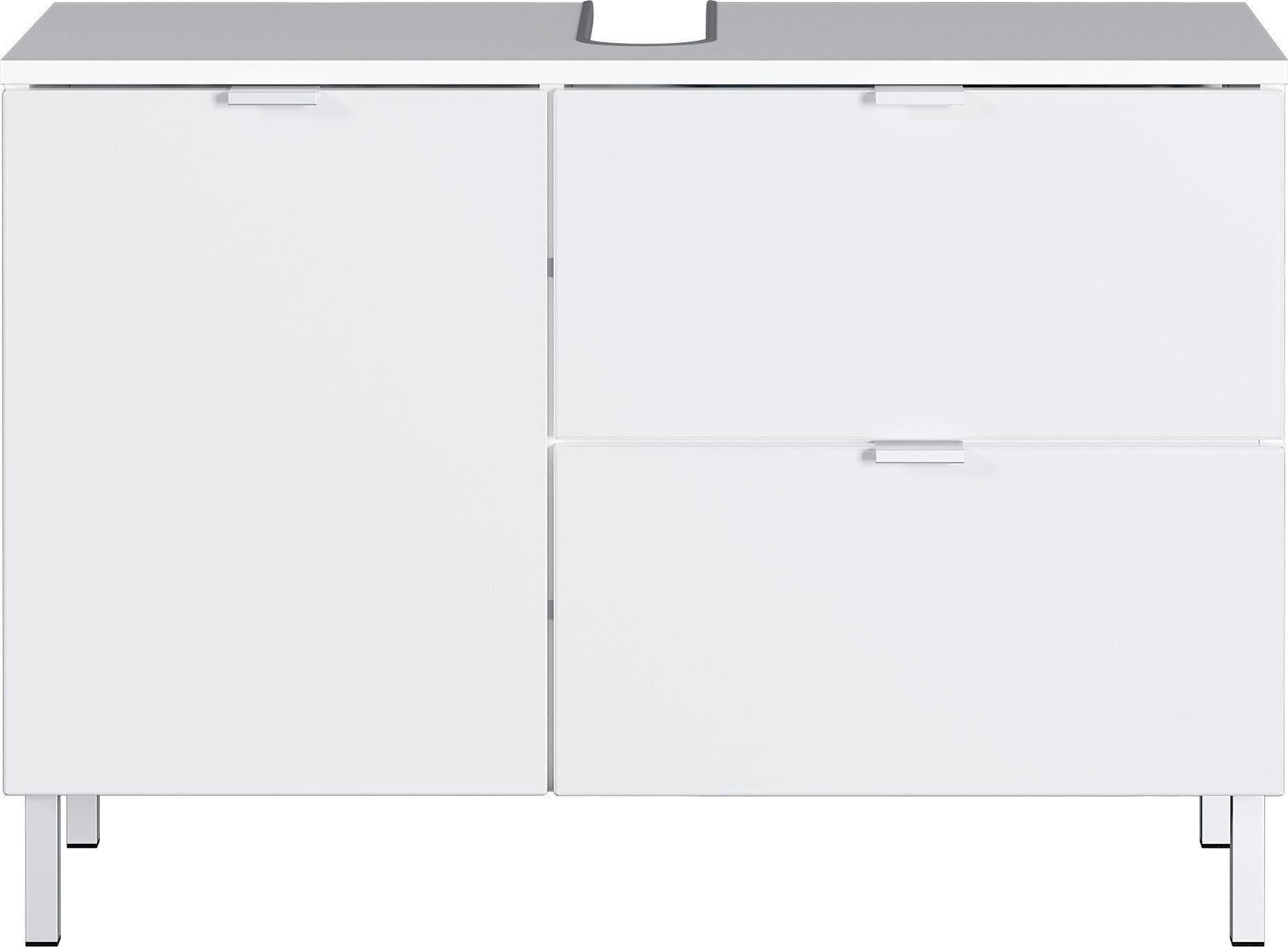 GERMANIA Waschbeckenunterschrank GW-Mauresa, Maße (B/T/H): 80/34/56 cm