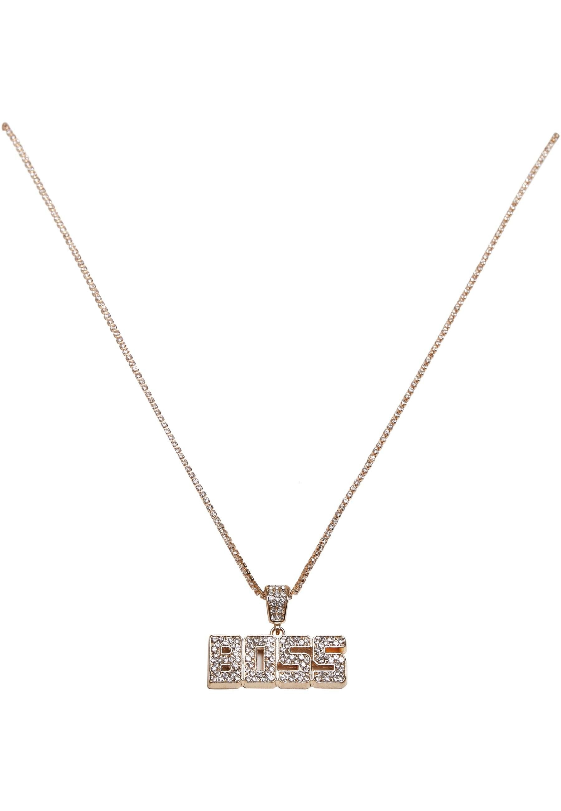 URBAN CLASSICS Edelstahlkette Urban Classics Unisex Boss Necklace